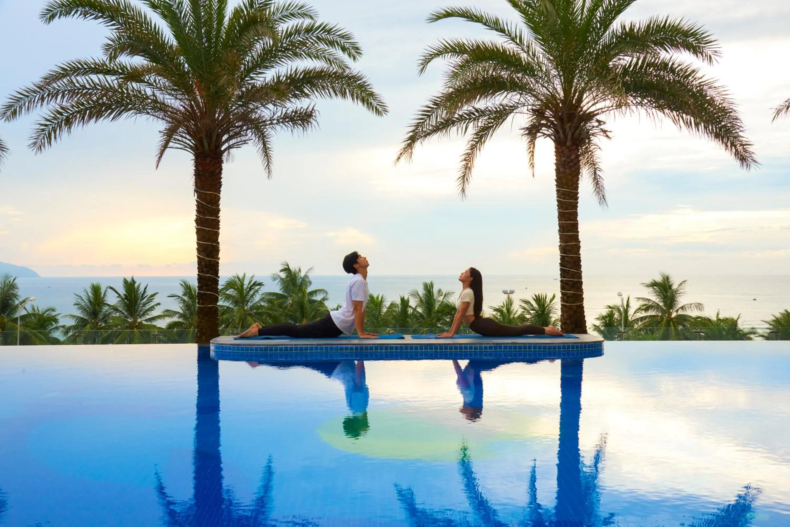 Swimming pool in DLG Hotel Danang