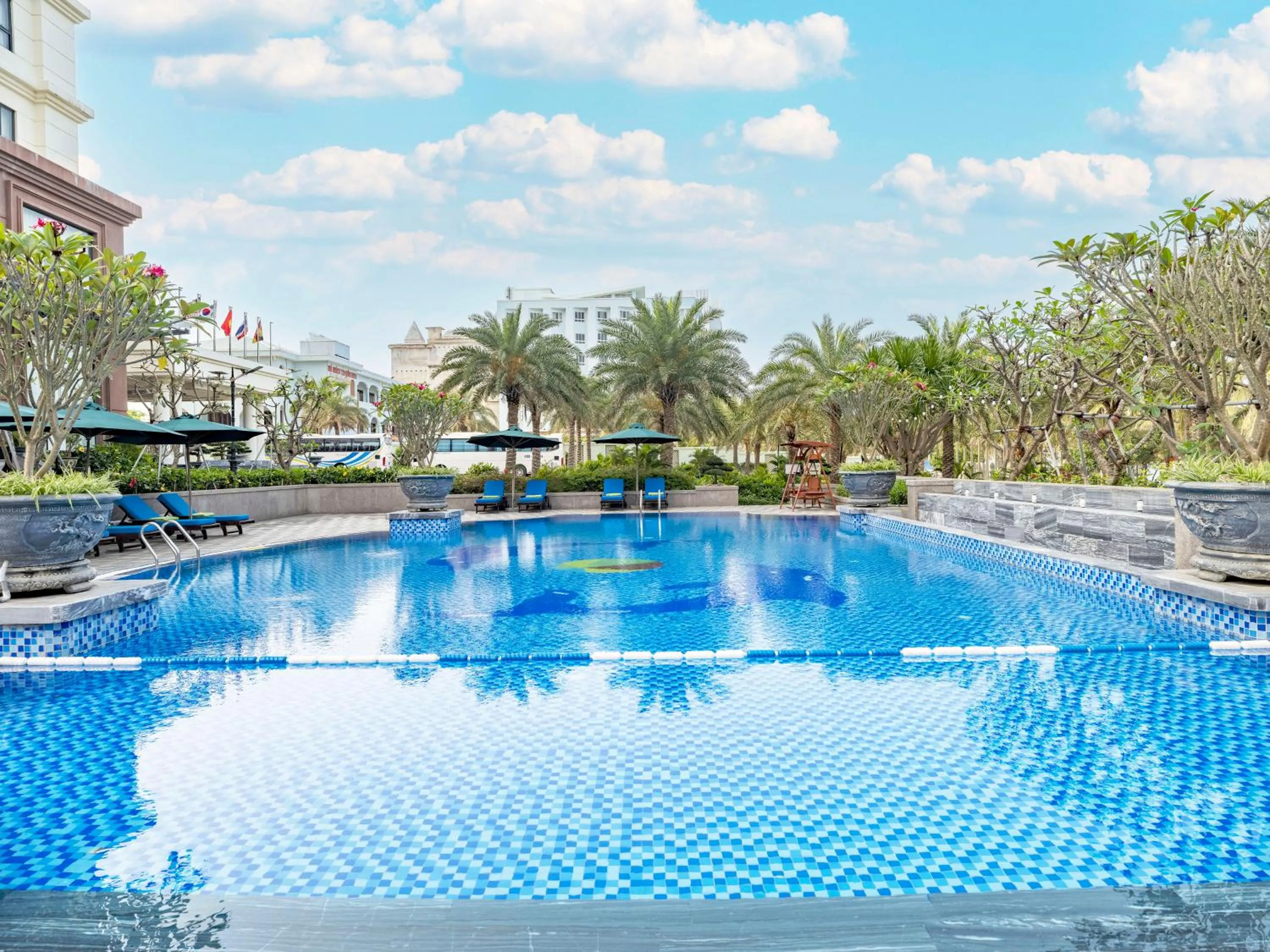Swimming pool in DLG Hotel Danang