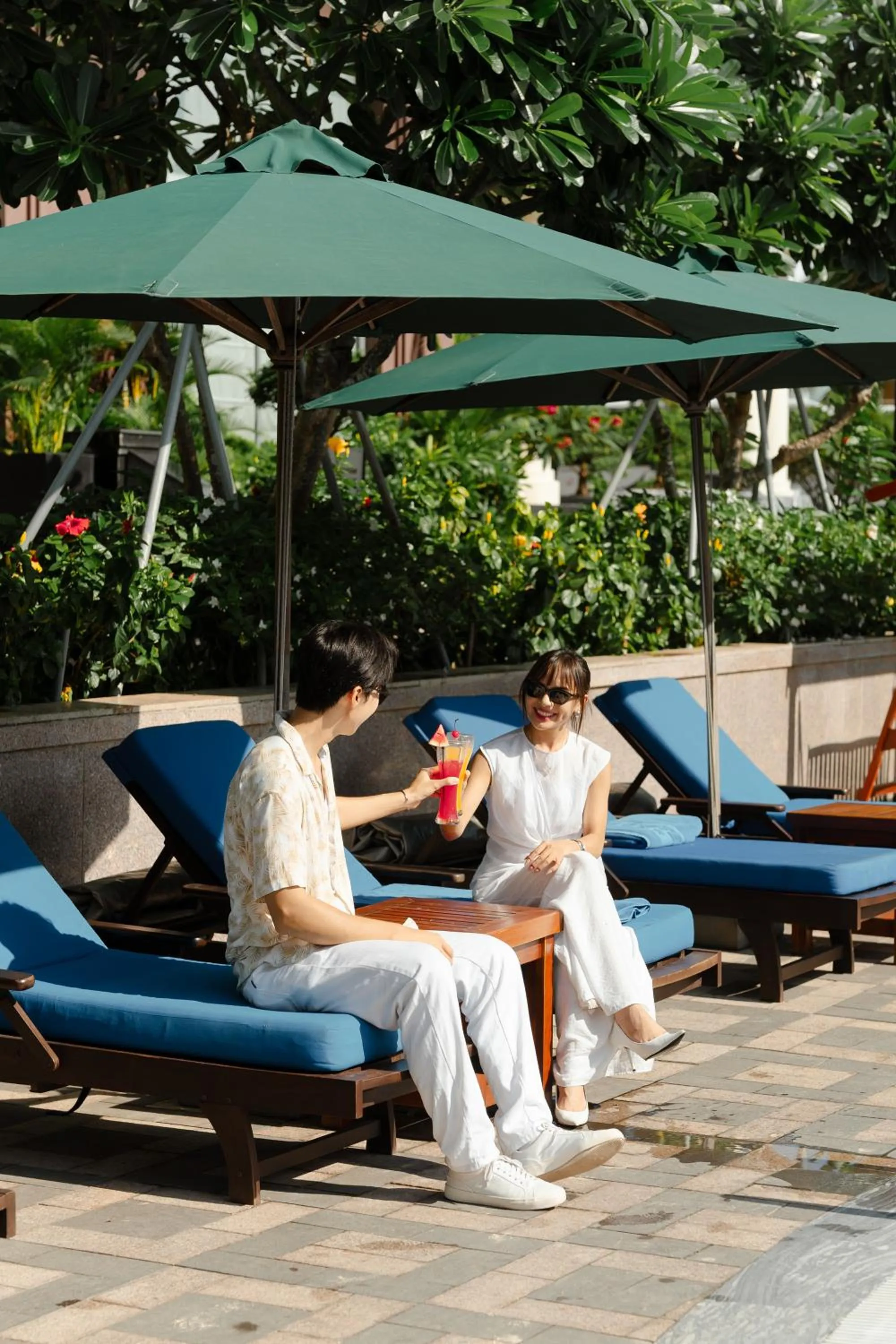 Swimming pool in DLG Hotel Danang