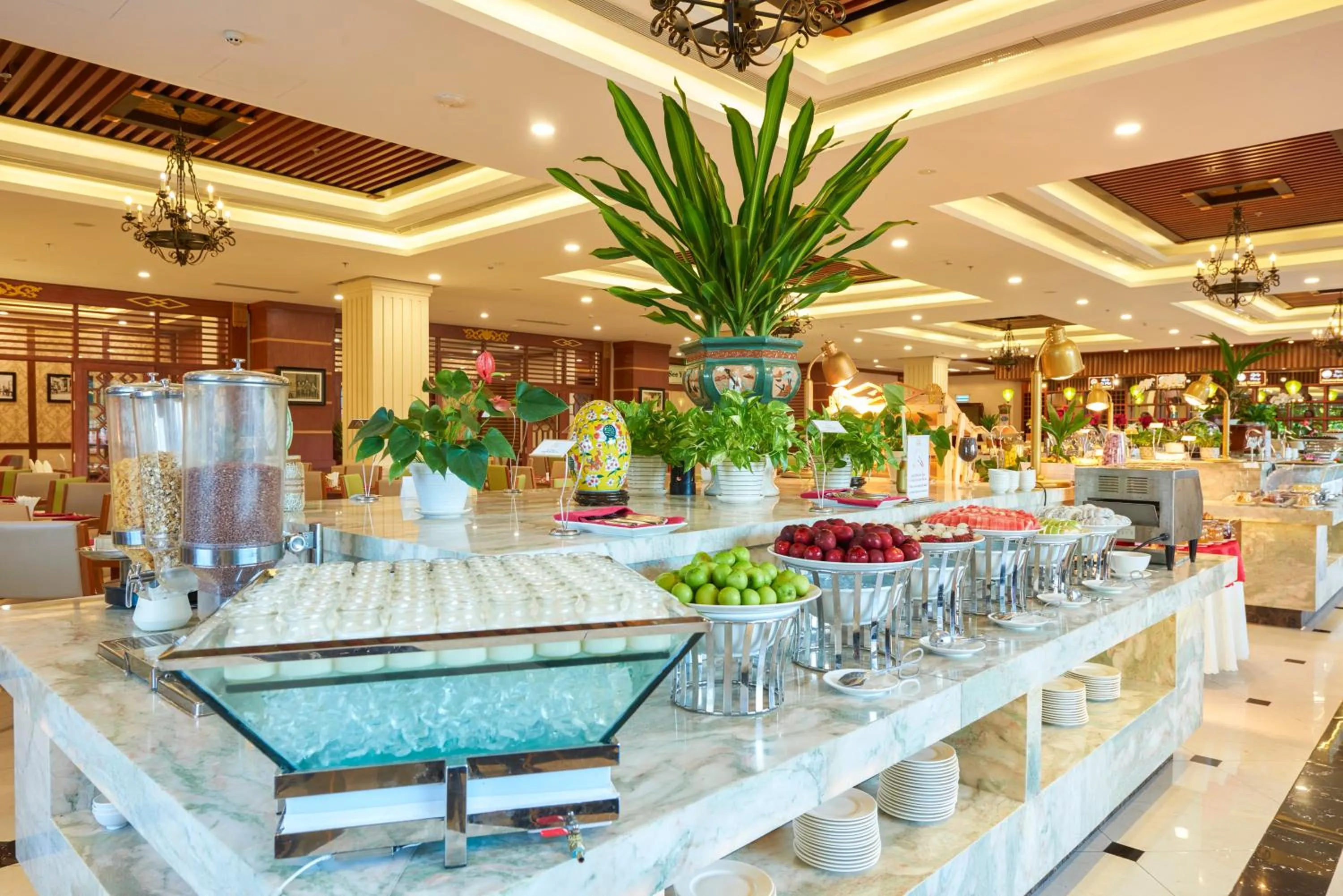 Buffet breakfast in DLG Hotel Danang