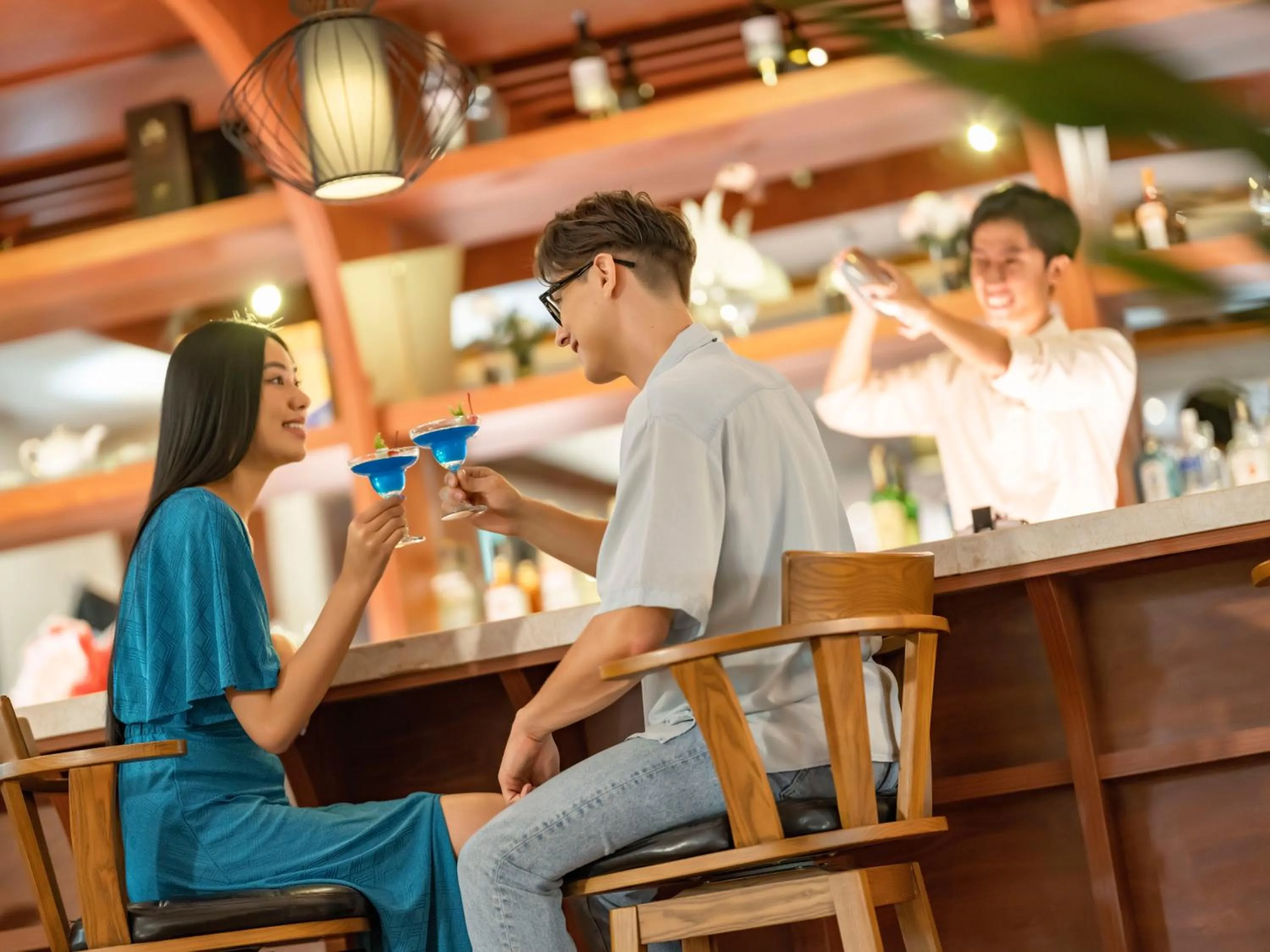 Lounge or bar in DLG Hotel Danang