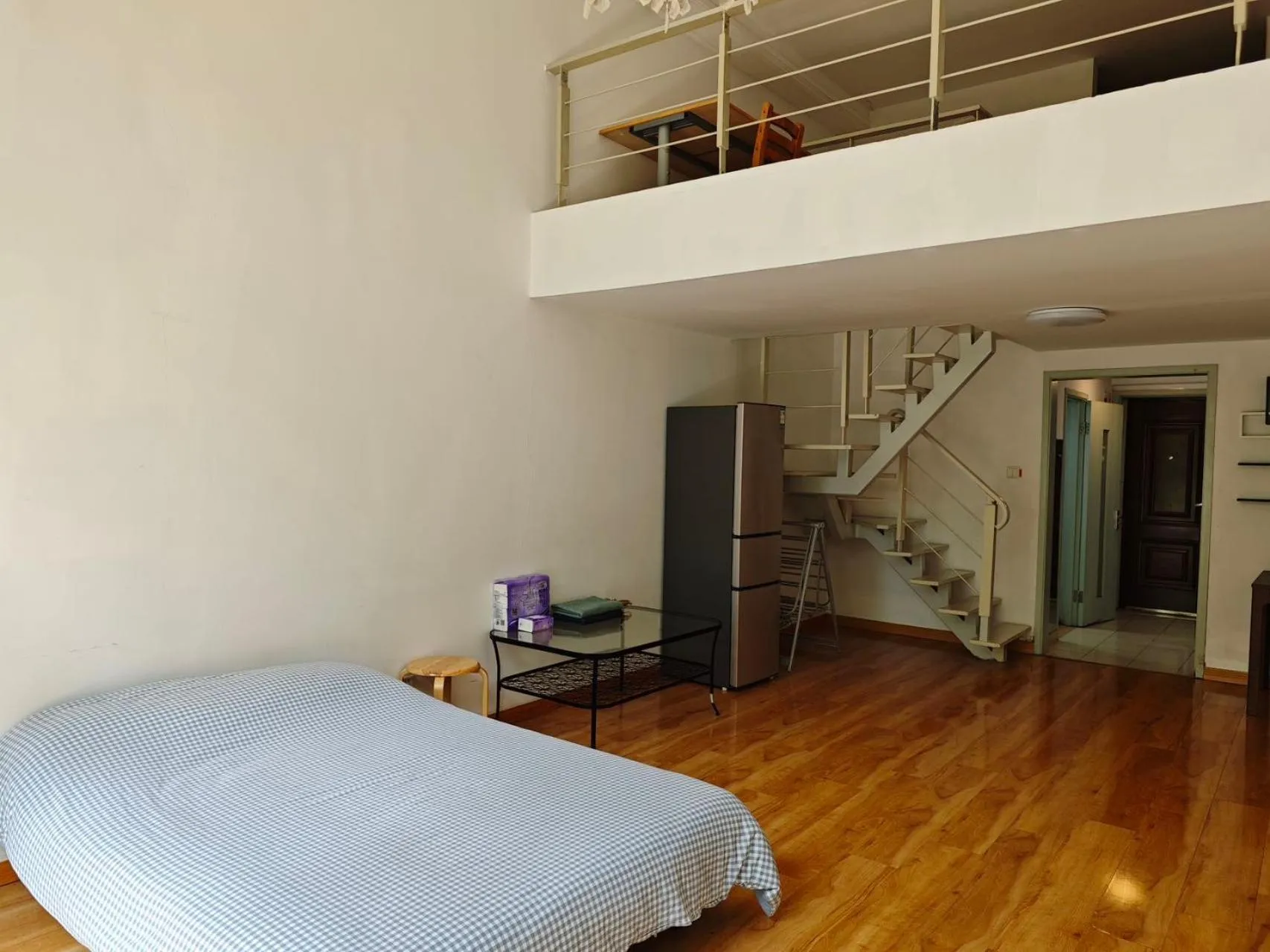 Bed in iNestin Shanghai Apt Xinjinqiao Road