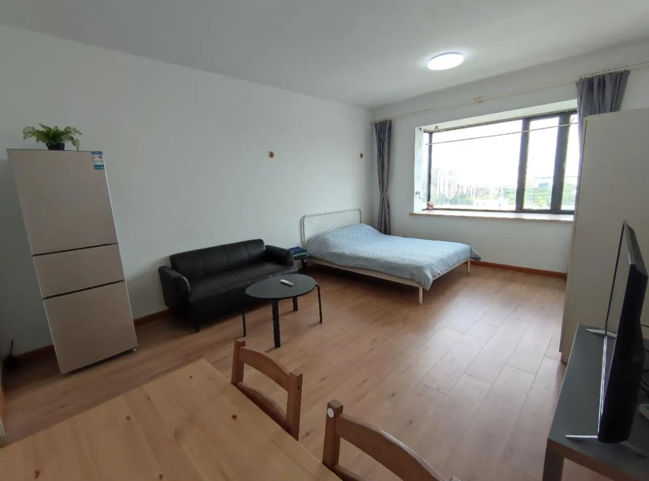 Bed in iNestin Shanghai Apt Xinjinqiao Road