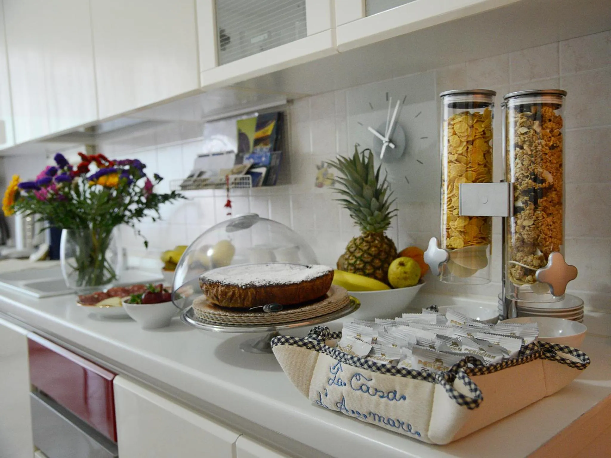 Food and drinks in B&B La casa D'amare