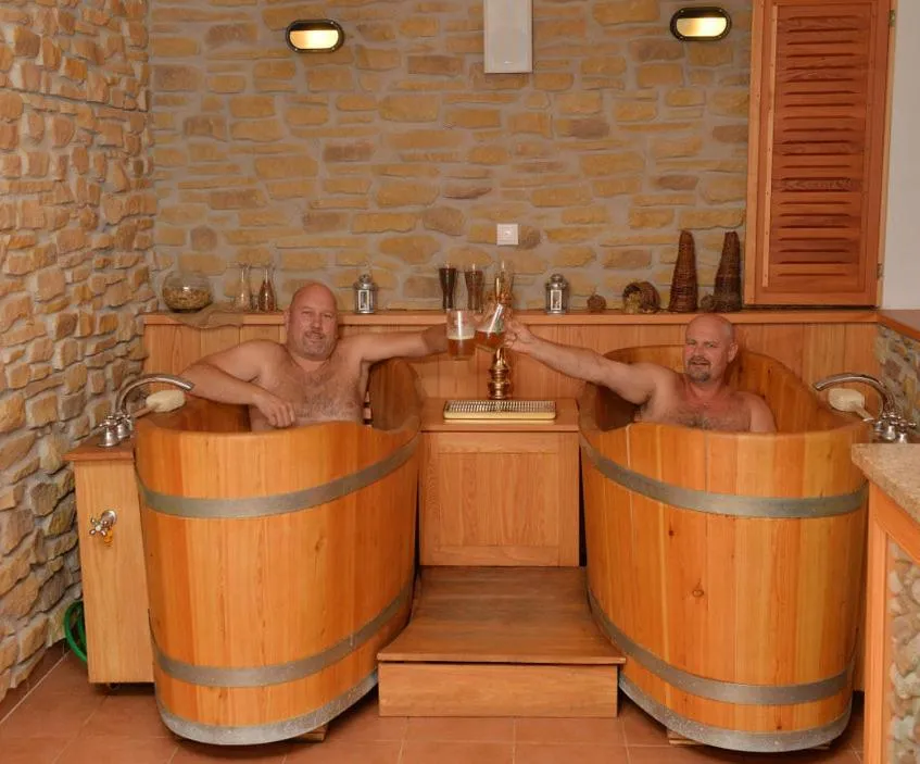 Hot Spring Bath in Wellness Hotel Svachovka
