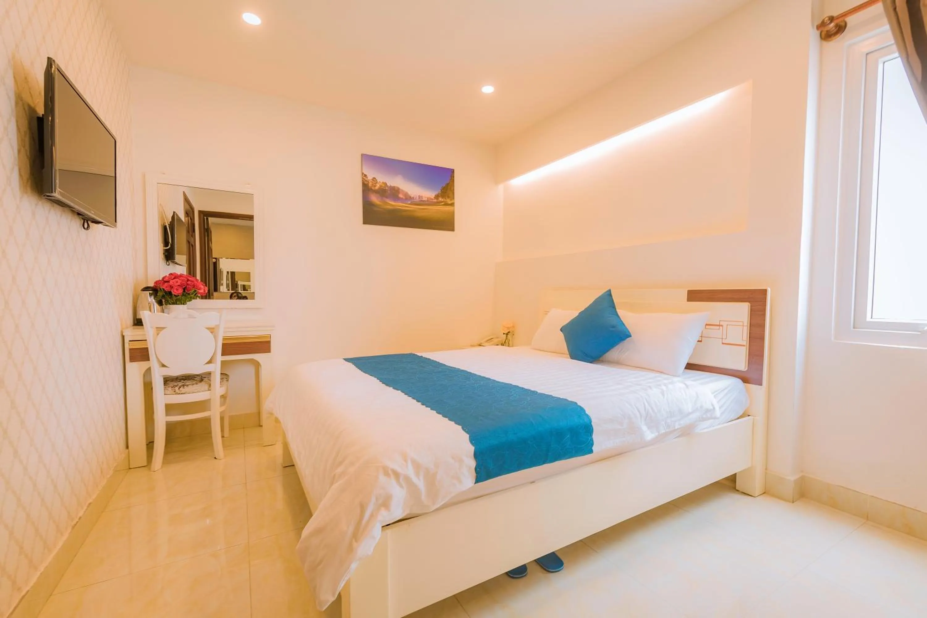 Bed in Thanh Thanh Hotel