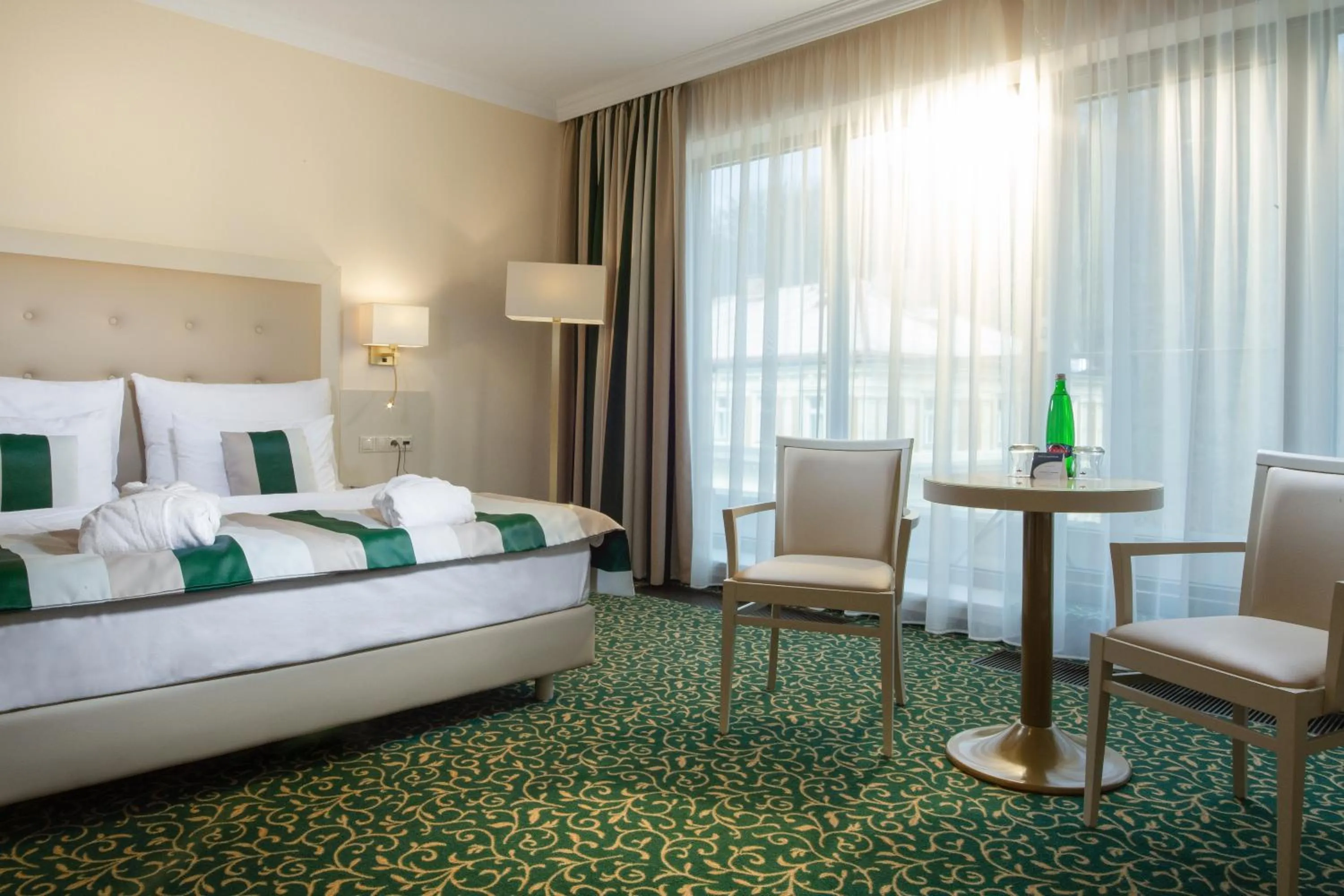 Bed in Grandhotel Nabokov