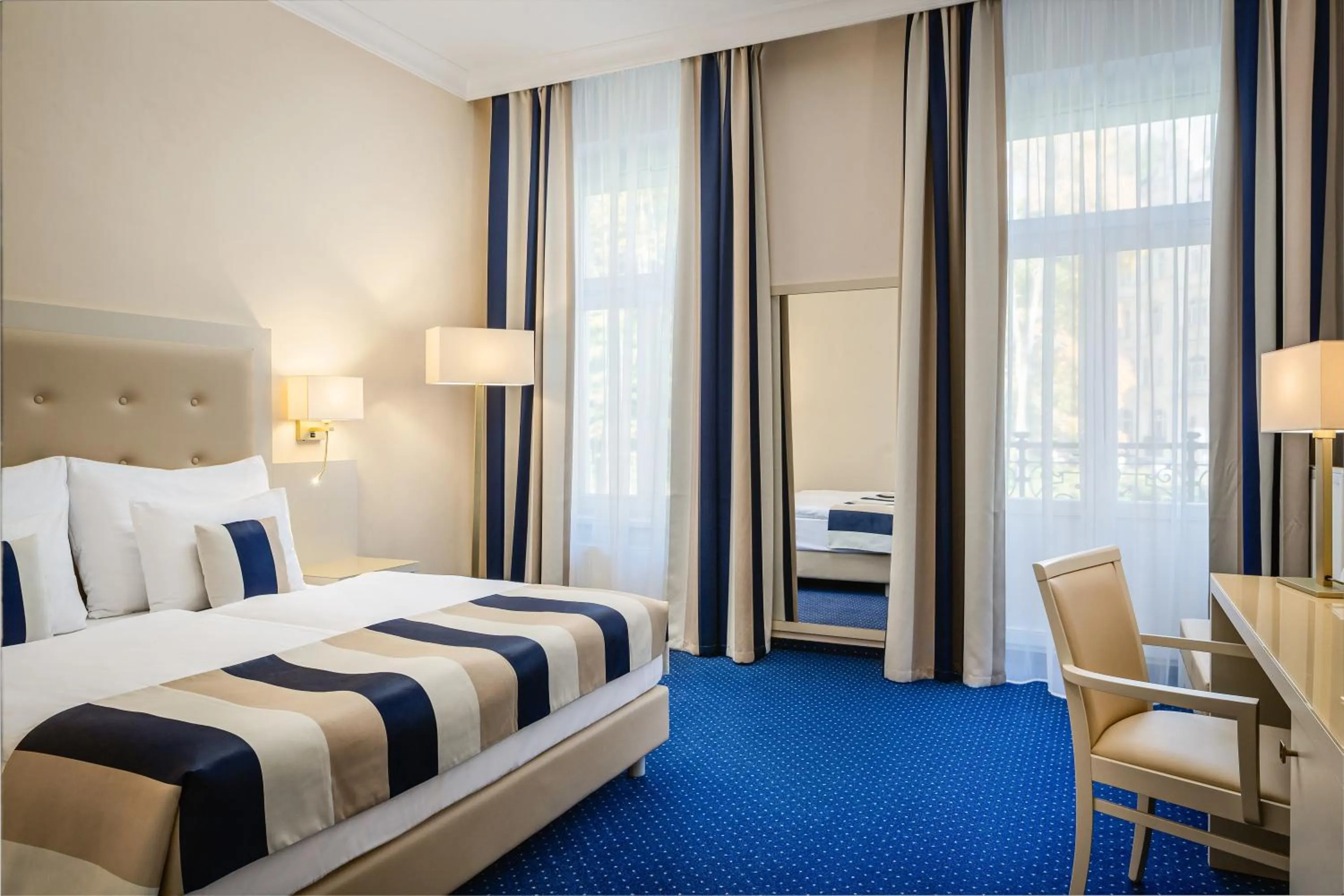 Bed in Grandhotel Nabokov