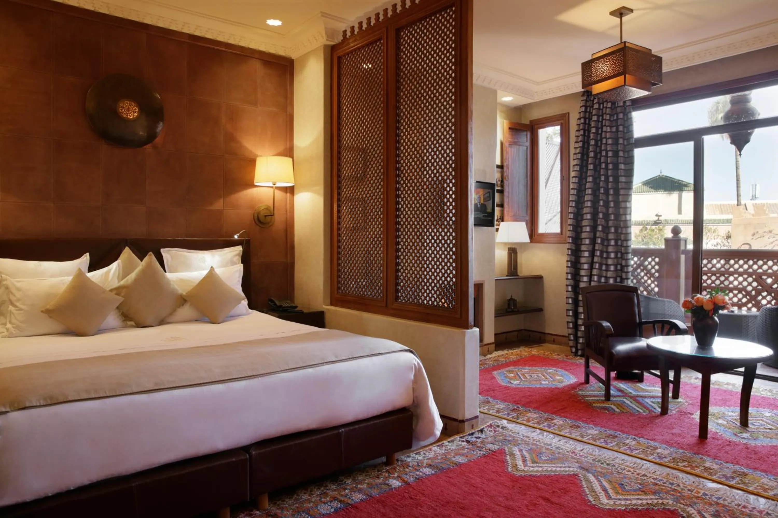 Bed in La Maison Arabe Hotel, Spa & Cooking Workshops