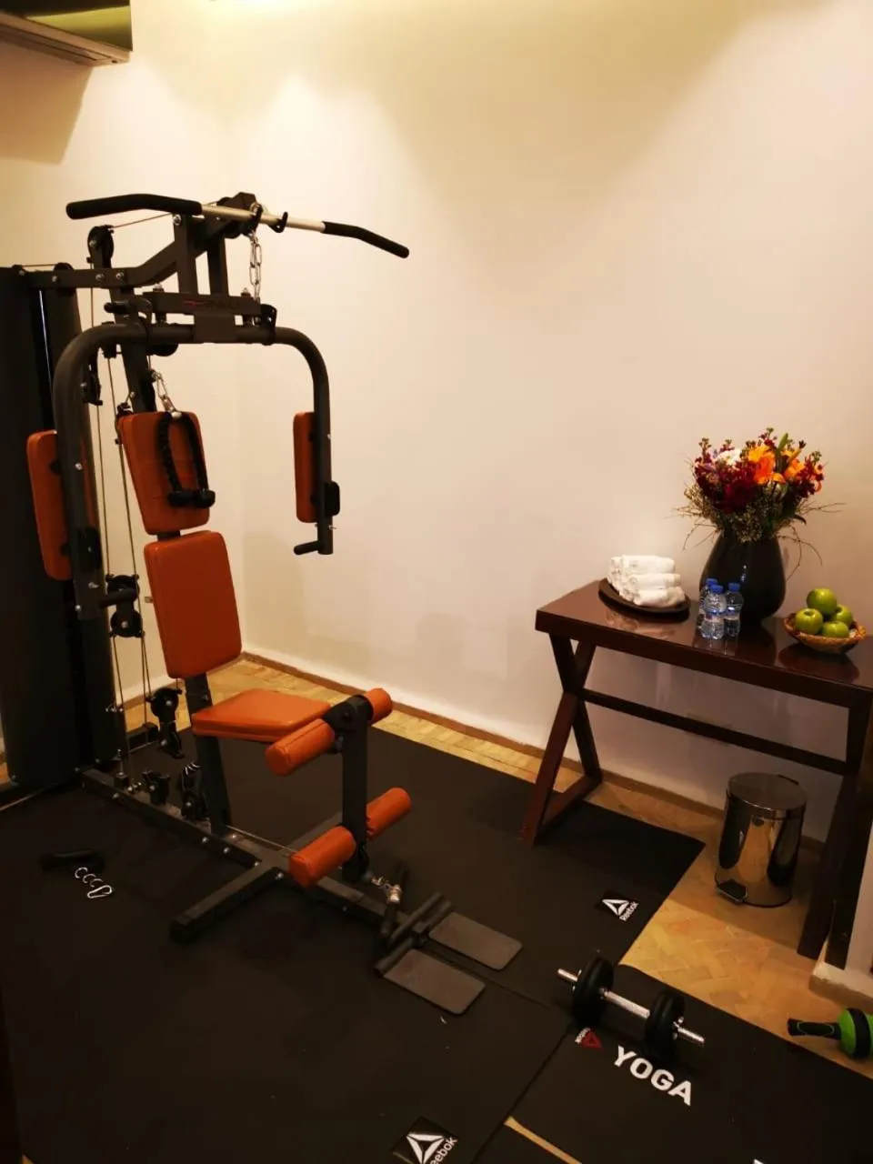 Fitness centre/facilities in La Maison Arabe Hotel, Spa & Cooking Workshops