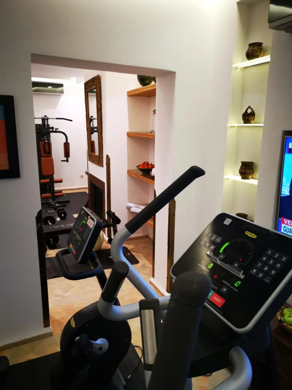 Fitness centre/facilities in La Maison Arabe Hotel, Spa & Cooking Workshops