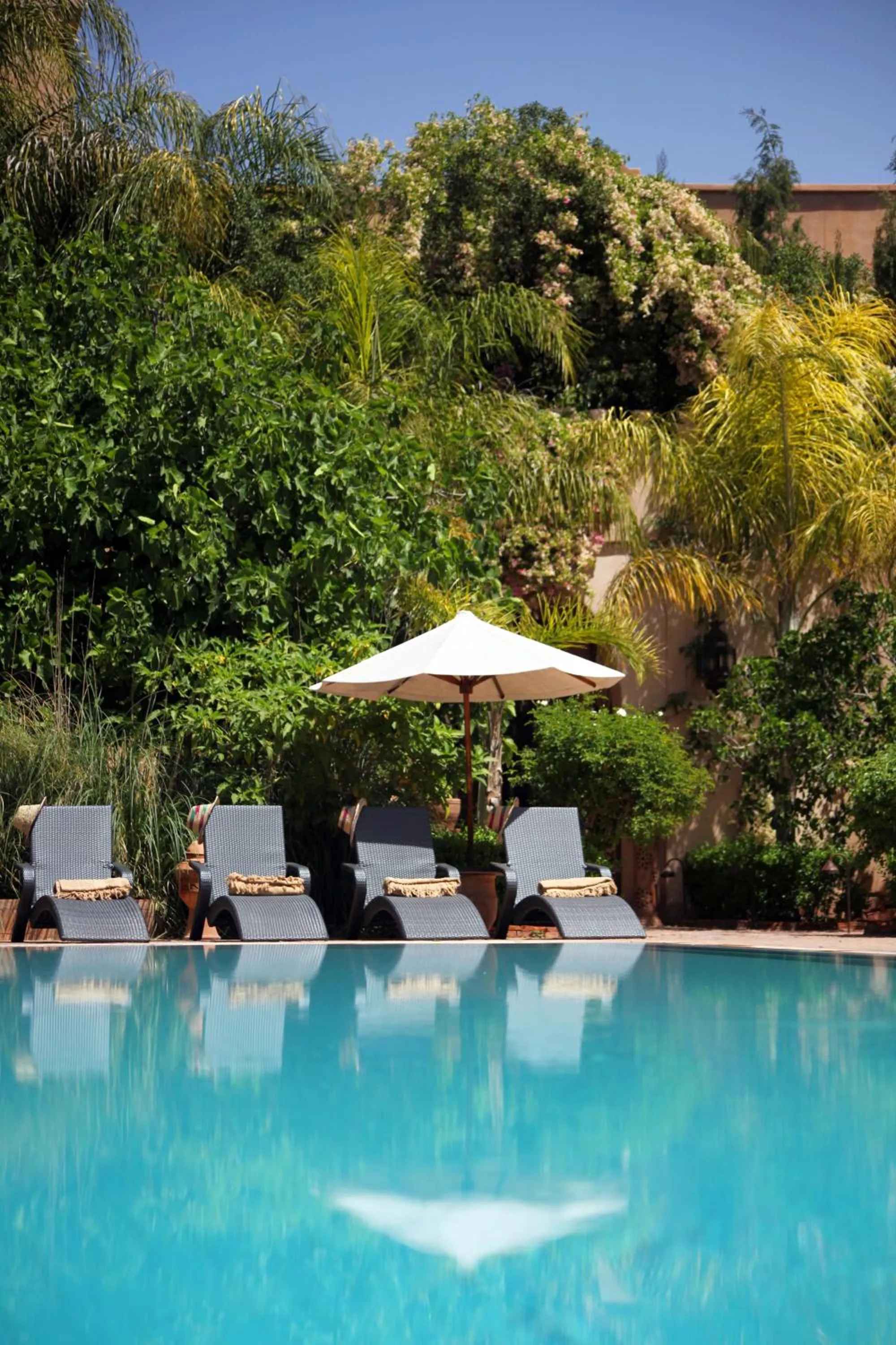 Swimming pool in La Maison Arabe Hotel, Spa & Cooking Workshops