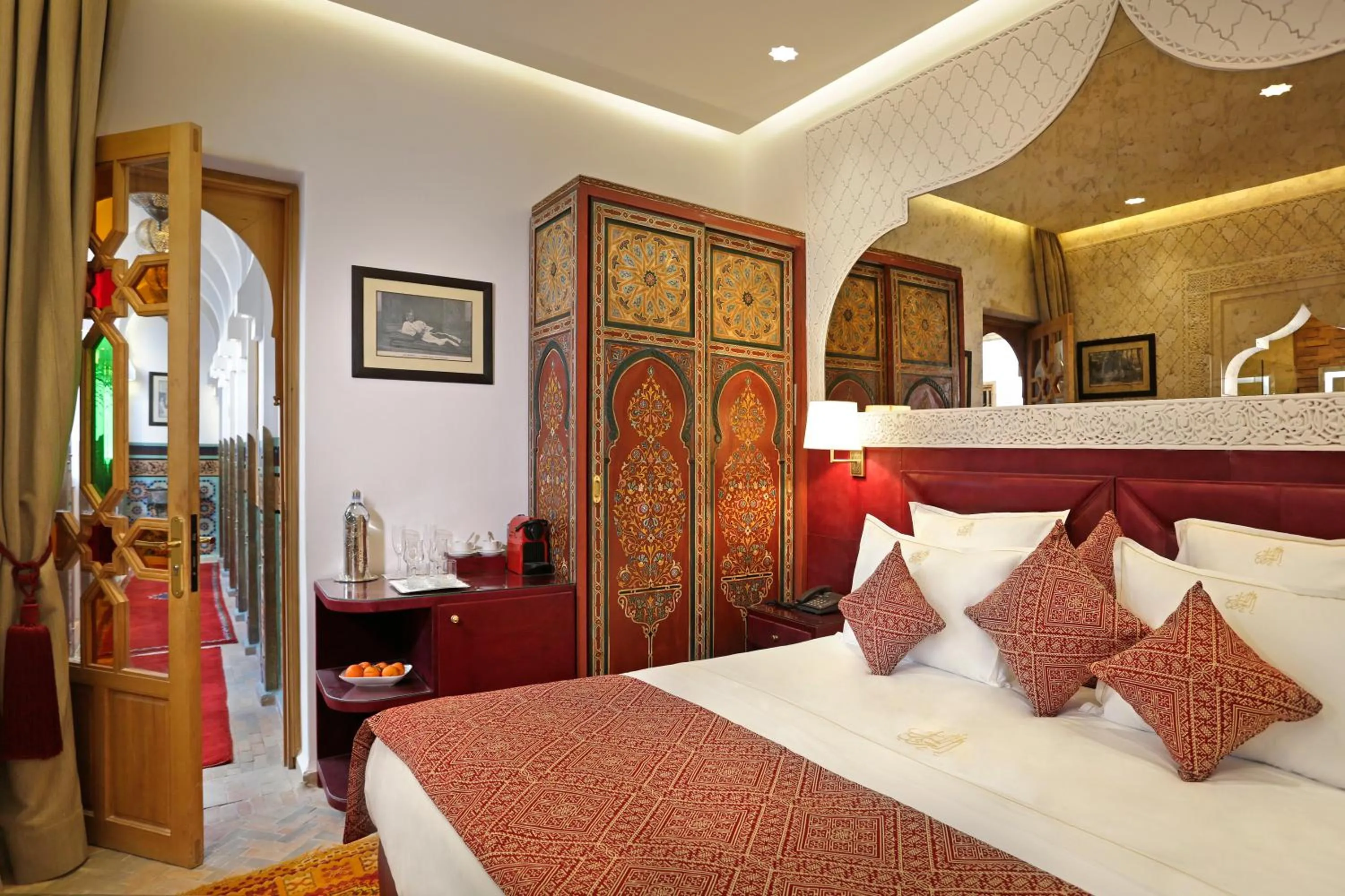 Bed in La Maison Arabe Hotel, Spa & Cooking Workshops