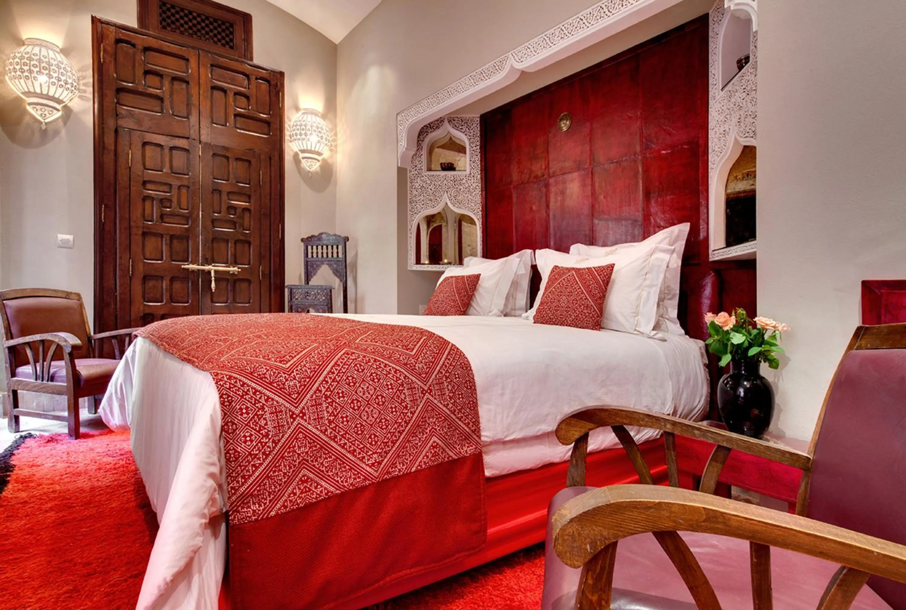 Bed in La Maison Arabe Hotel, Spa & Cooking Workshops