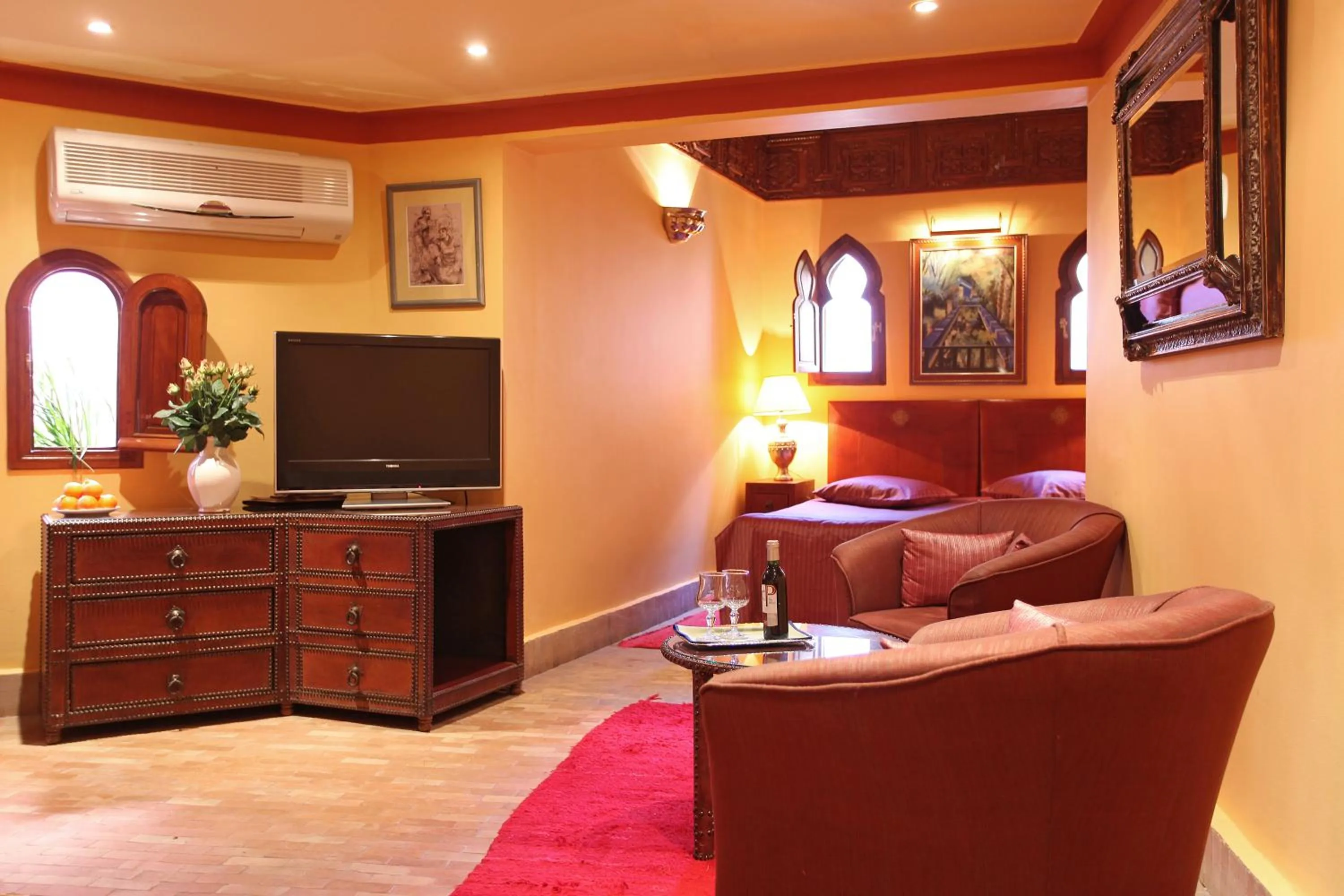 Living room in La Maison Arabe Hotel, Spa & Cooking Workshops