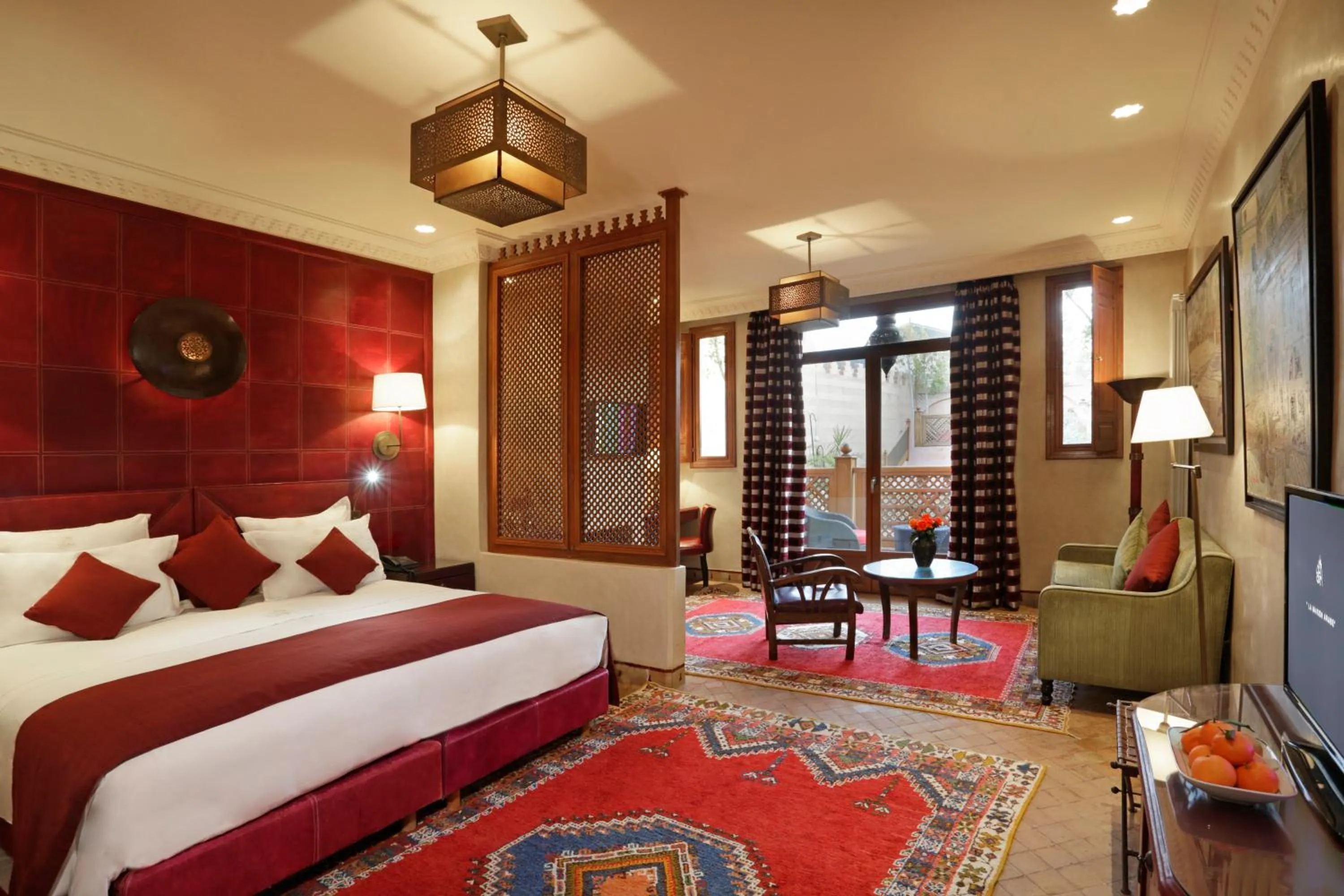 Bed in La Maison Arabe Hotel, Spa & Cooking Workshops