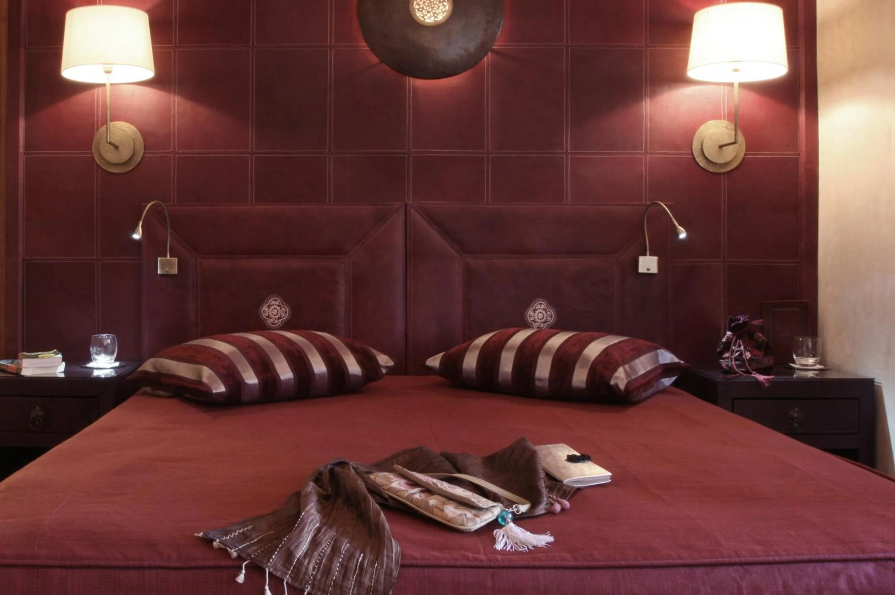 Bed in La Maison Arabe Hotel, Spa & Cooking Workshops