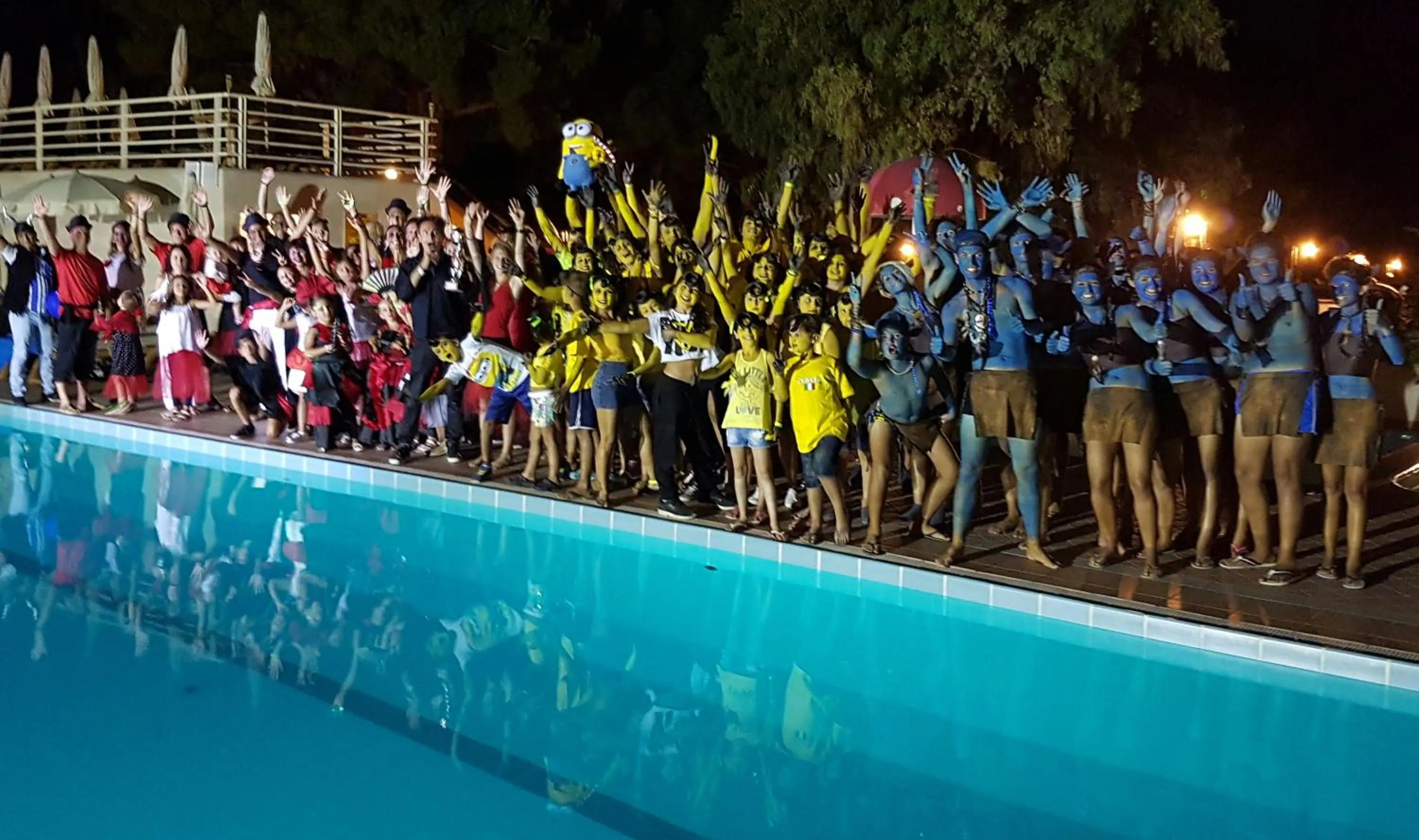 Evening entertainment in Il Villaggio Di Giuele