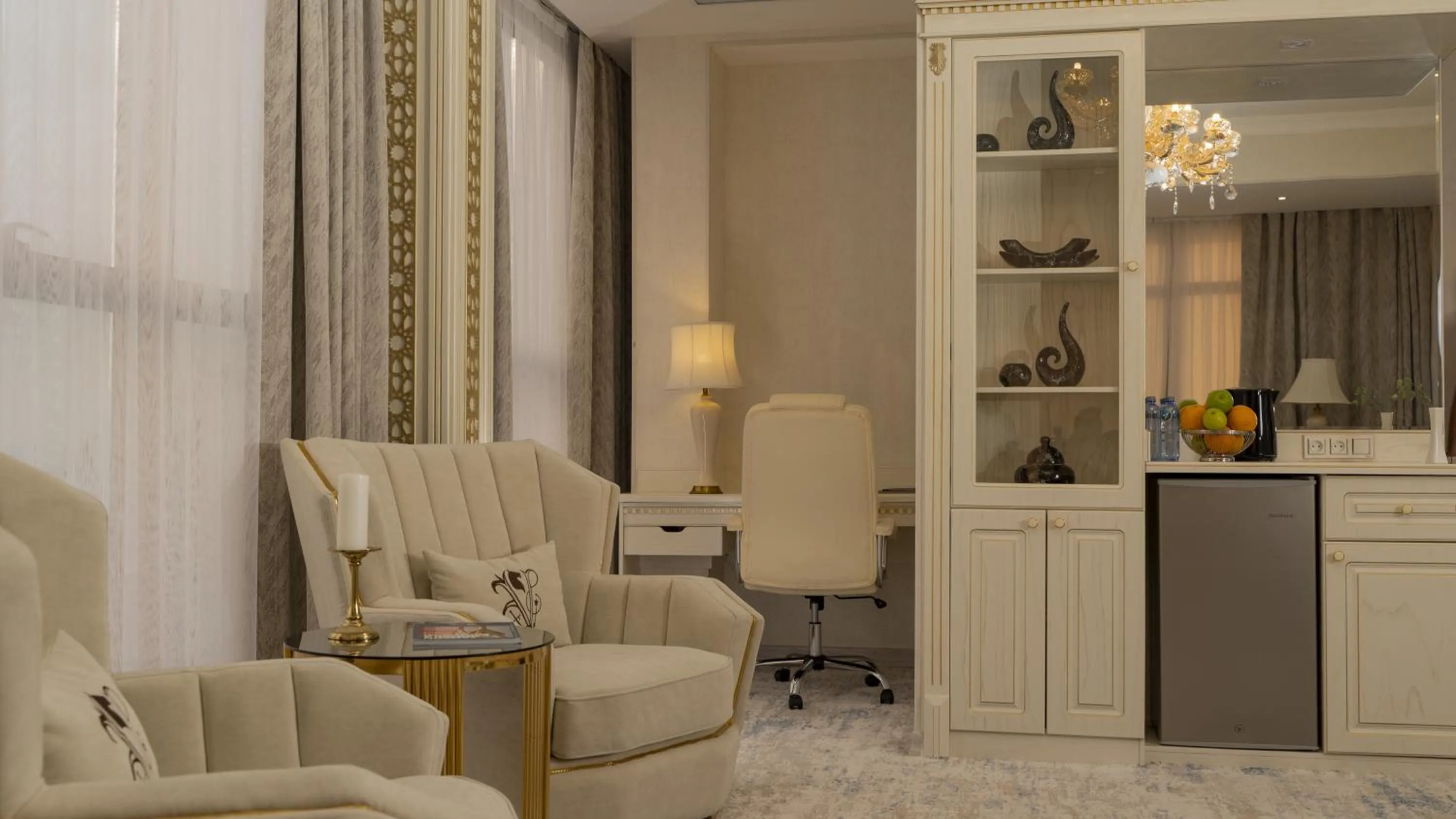 Seating area in DiliMah Premium Luxury