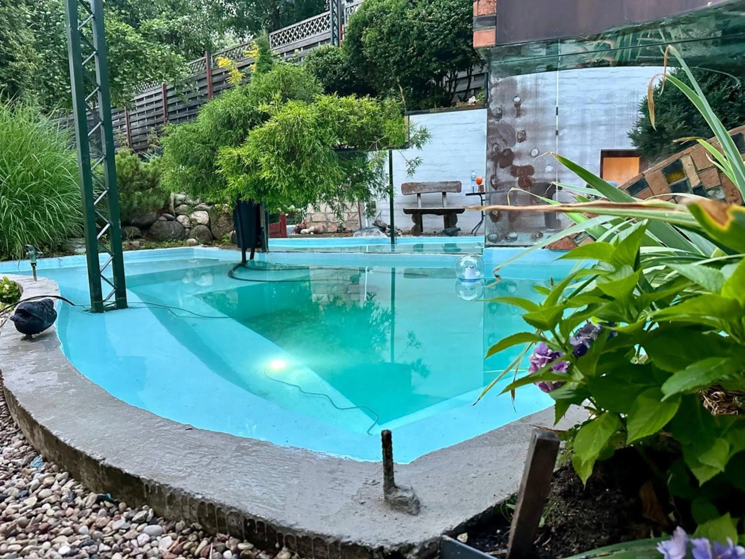 Garden view in House of Sun