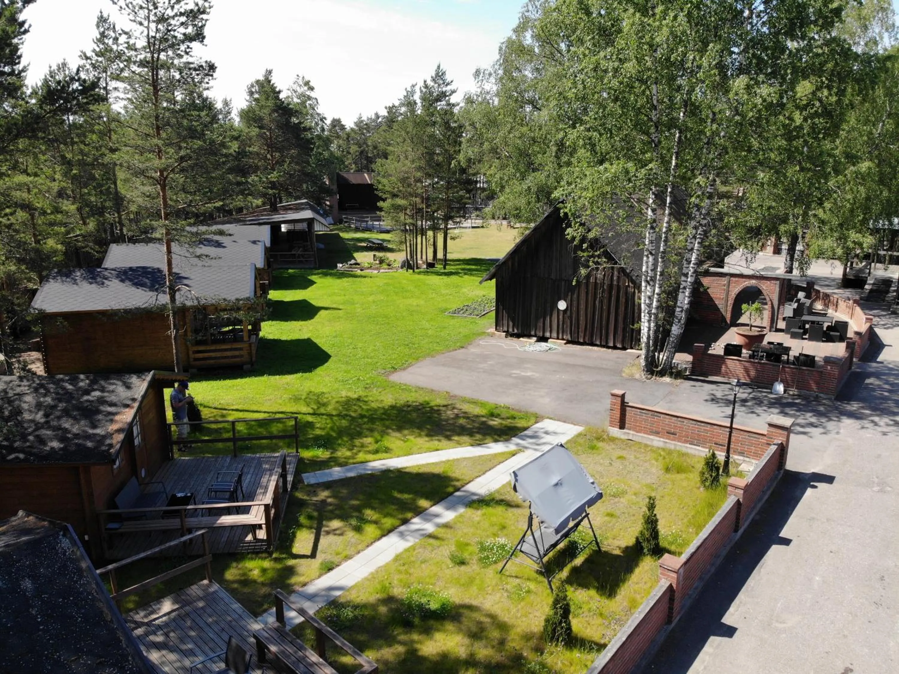 Bird's eye view in Viking Motel