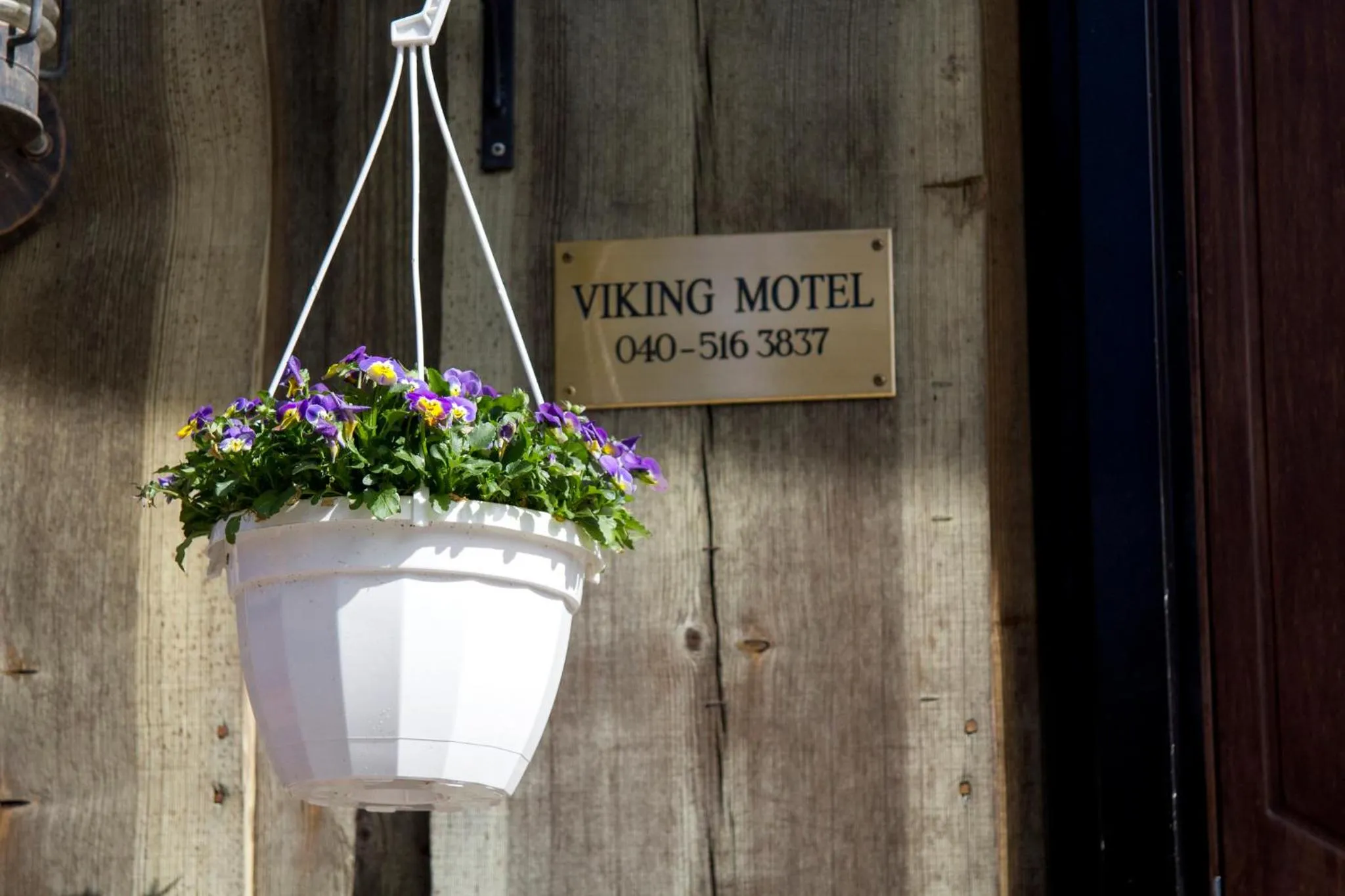 Facade/entrance in Viking Motel