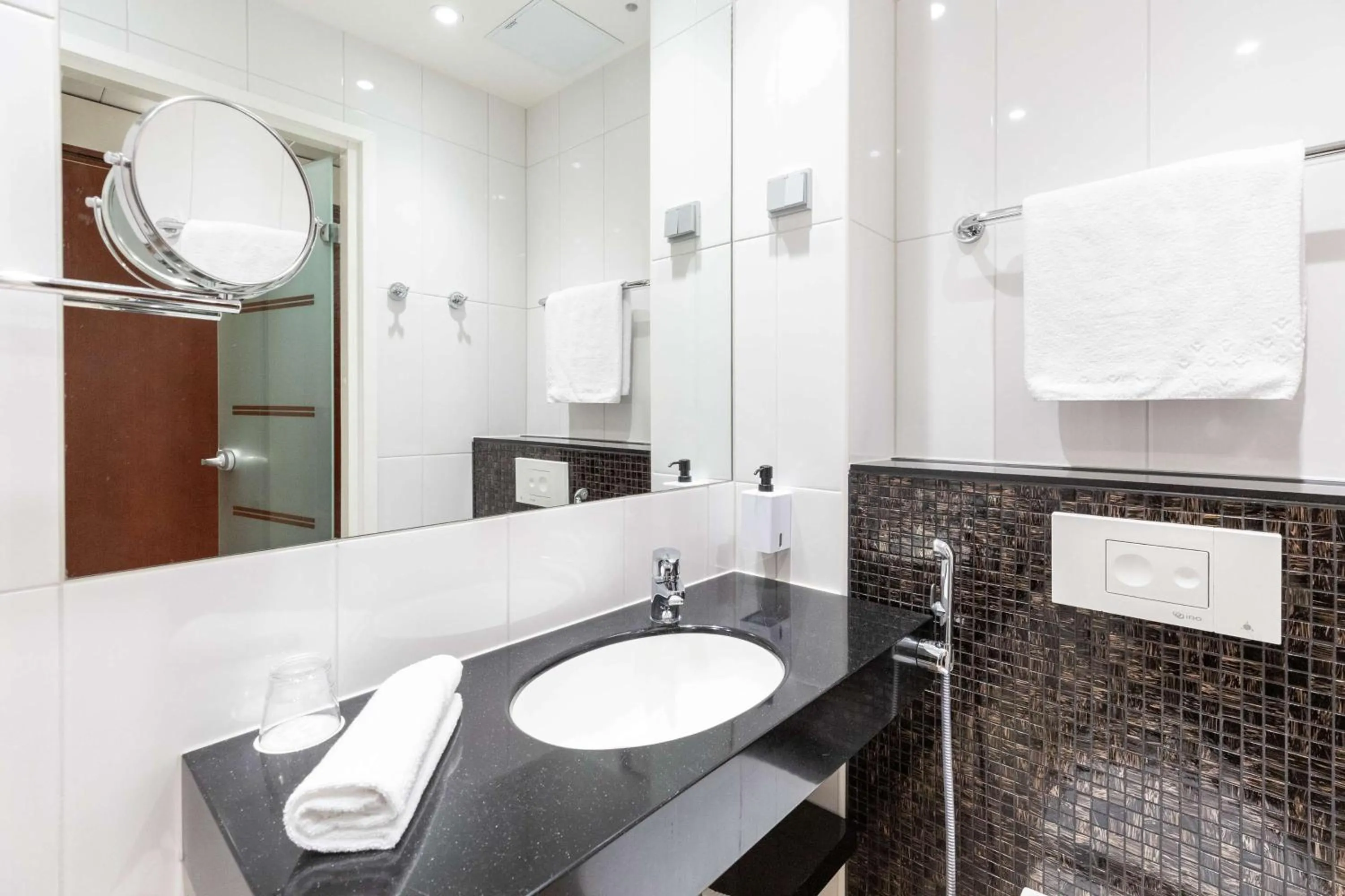 Bathroom in Scandic Atlas