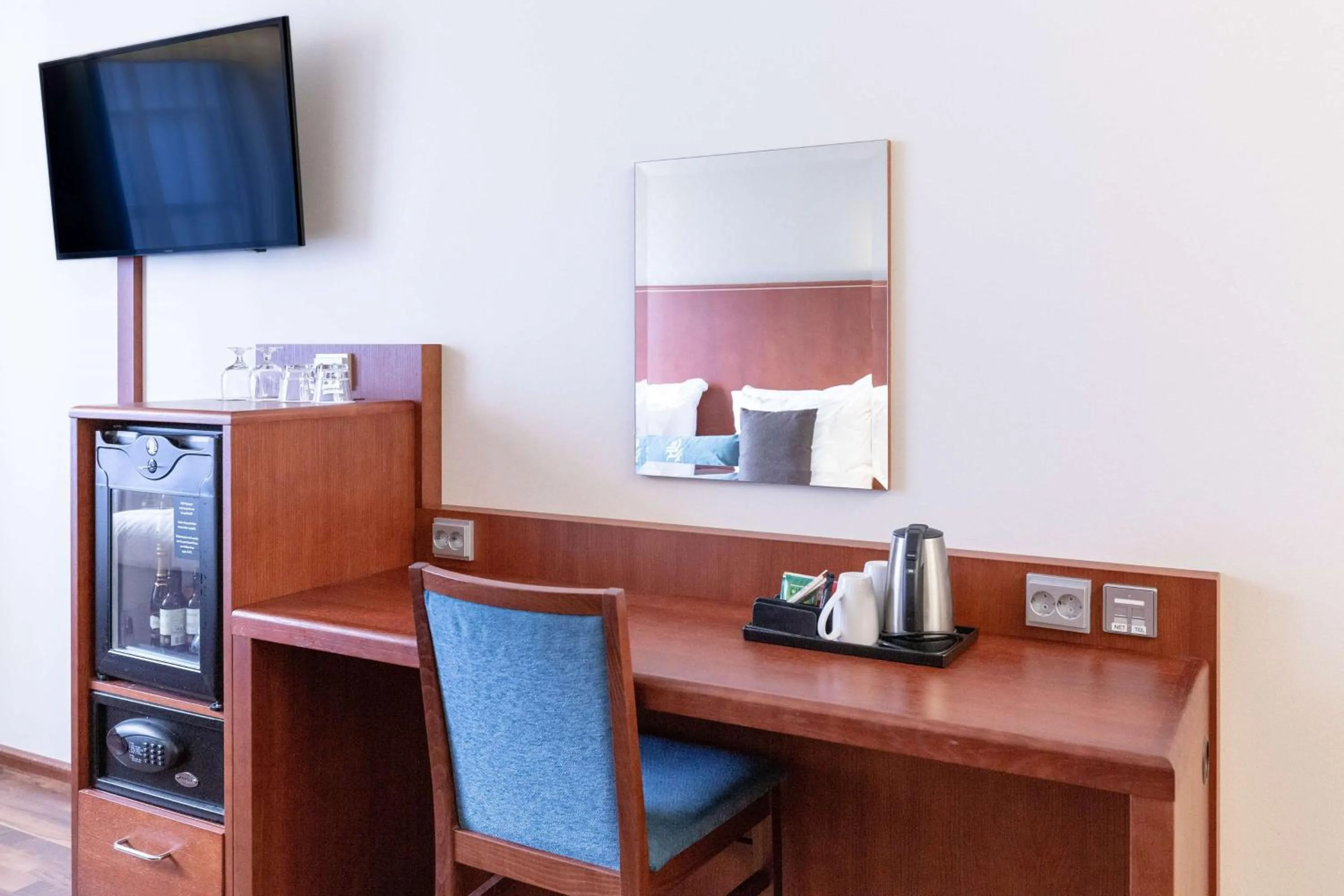 Bedroom in Scandic Atlas