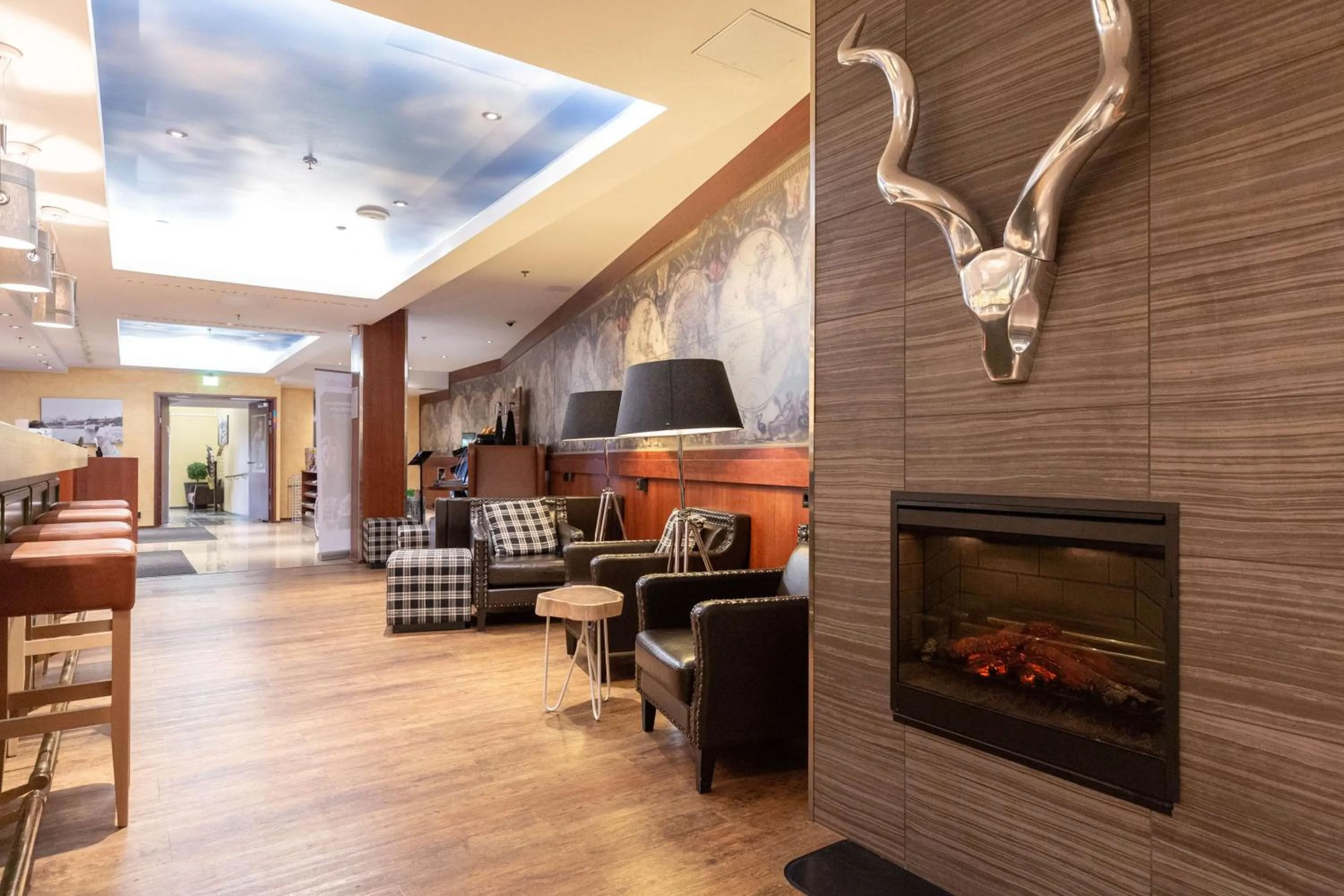 Lobby or reception in Scandic Atlas