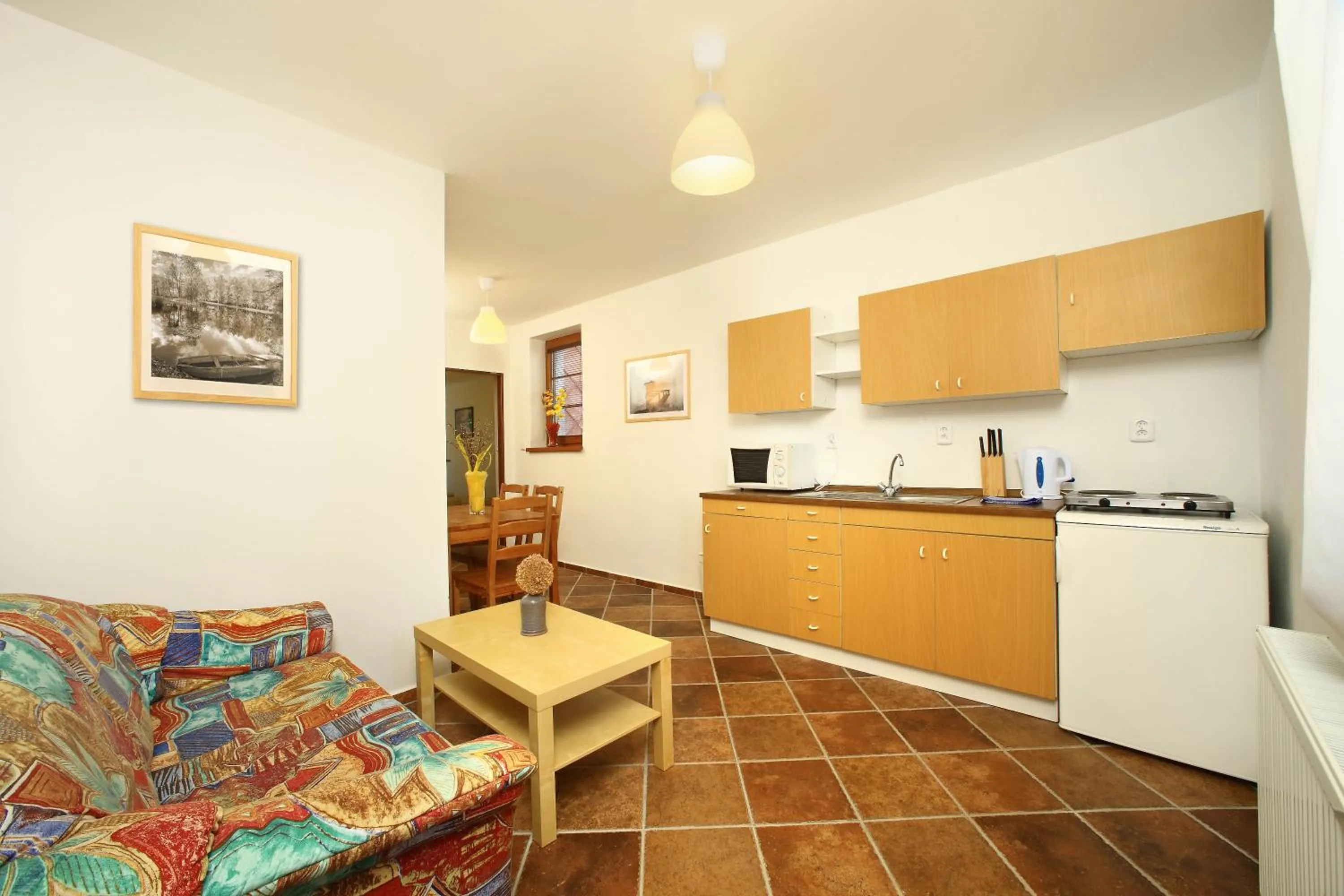 Kitchen or kitchenette in Pension Adam