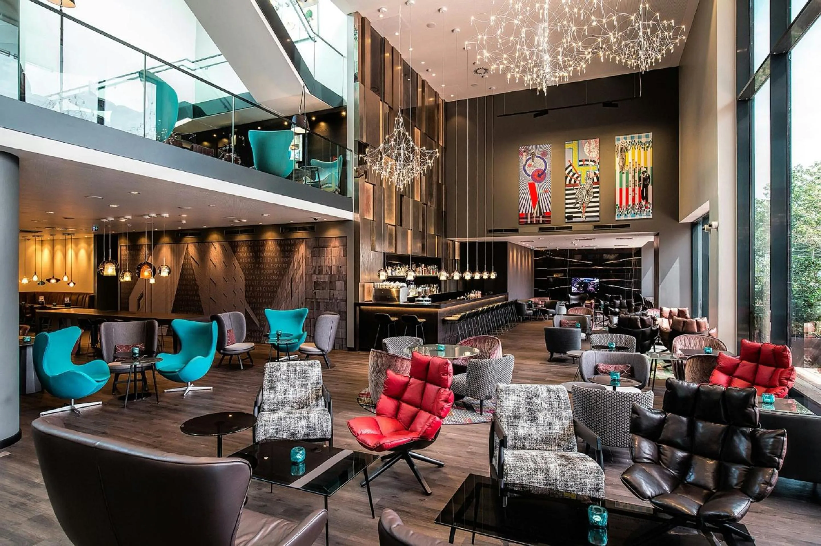 Lounge or bar in Motel One Wien Westbahnhof