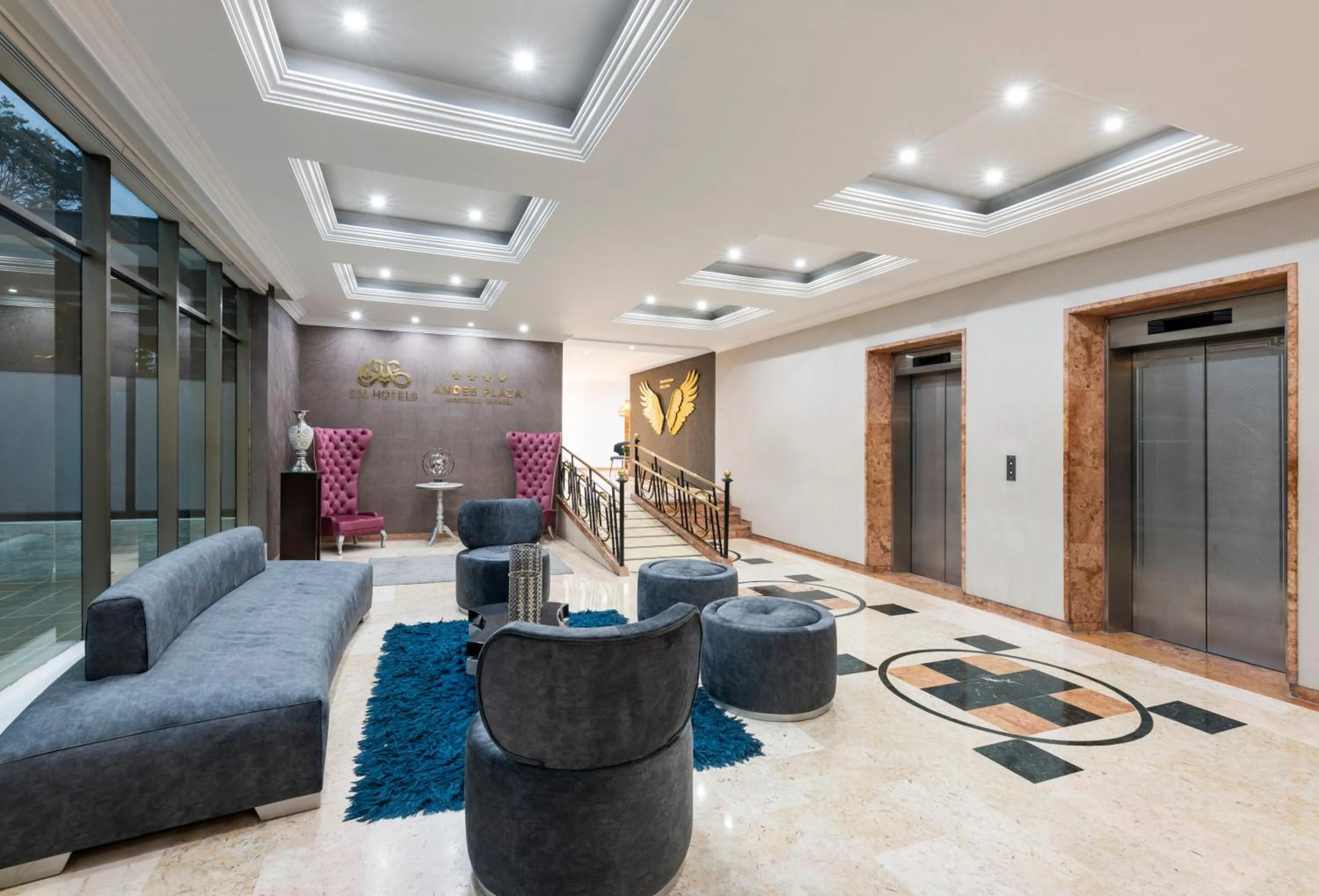 Living room in Hotel Andes Plaza