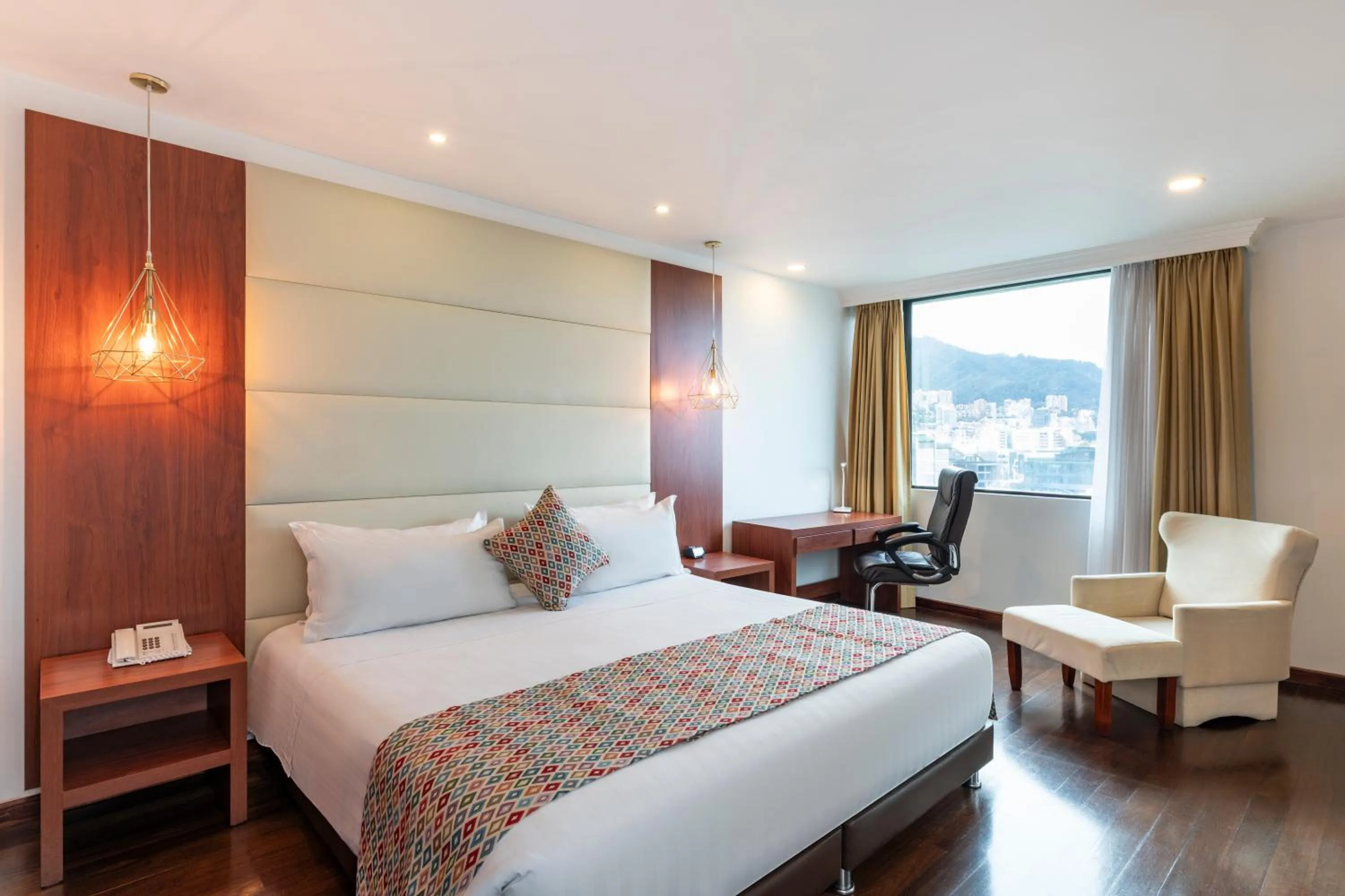 Bed in Hotel Andes Plaza