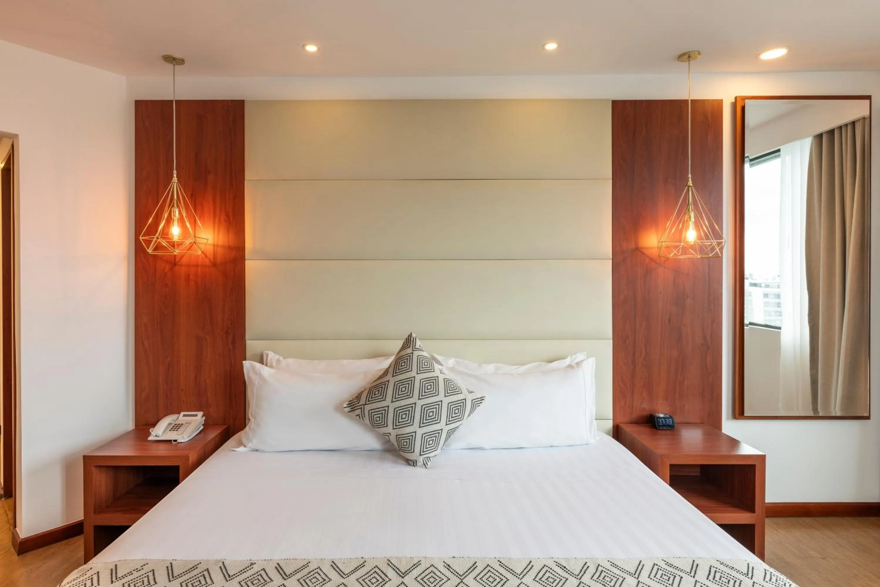 Bed in Hotel Andes Plaza