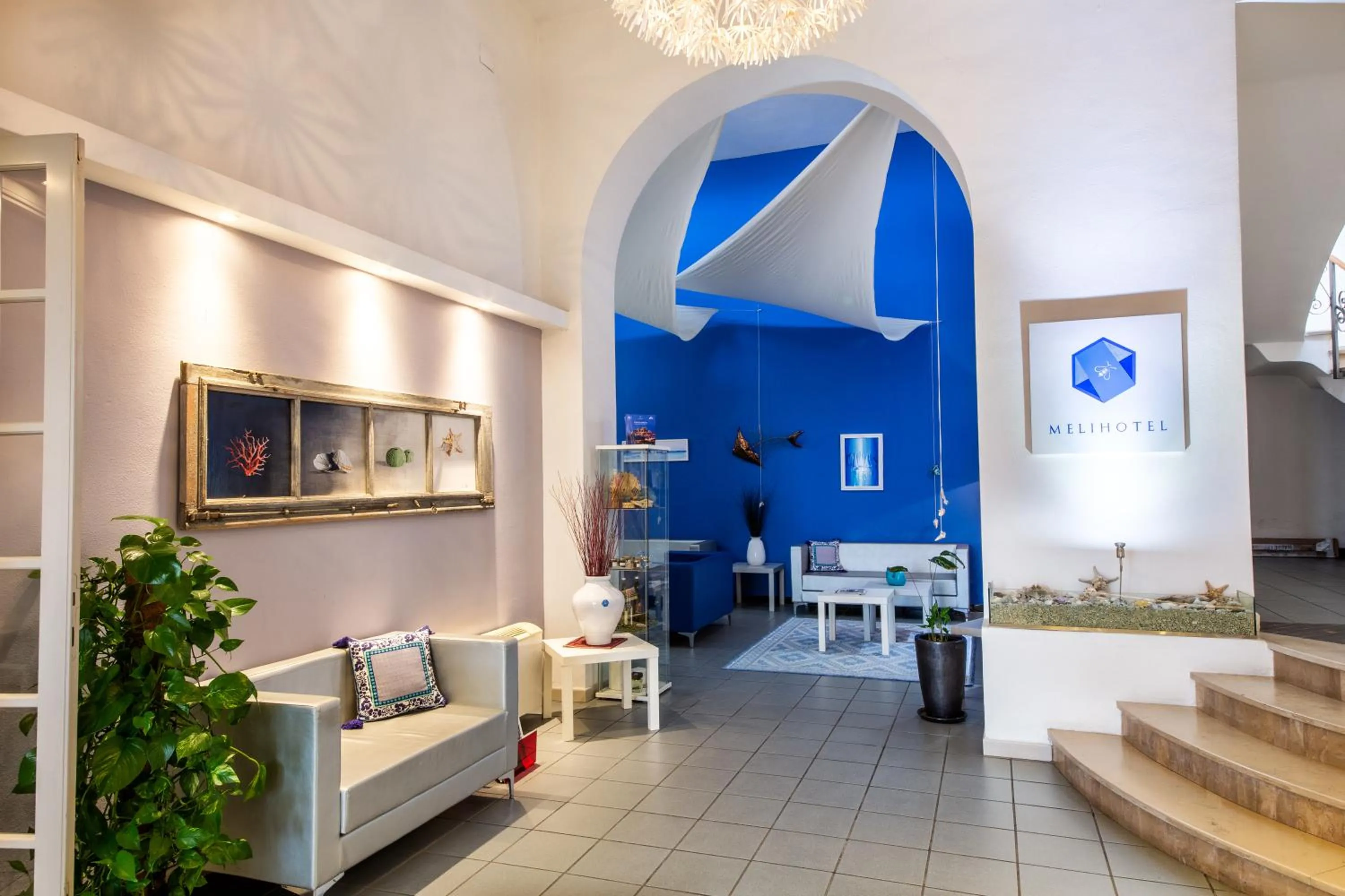 Lobby or reception in Hotel Meli