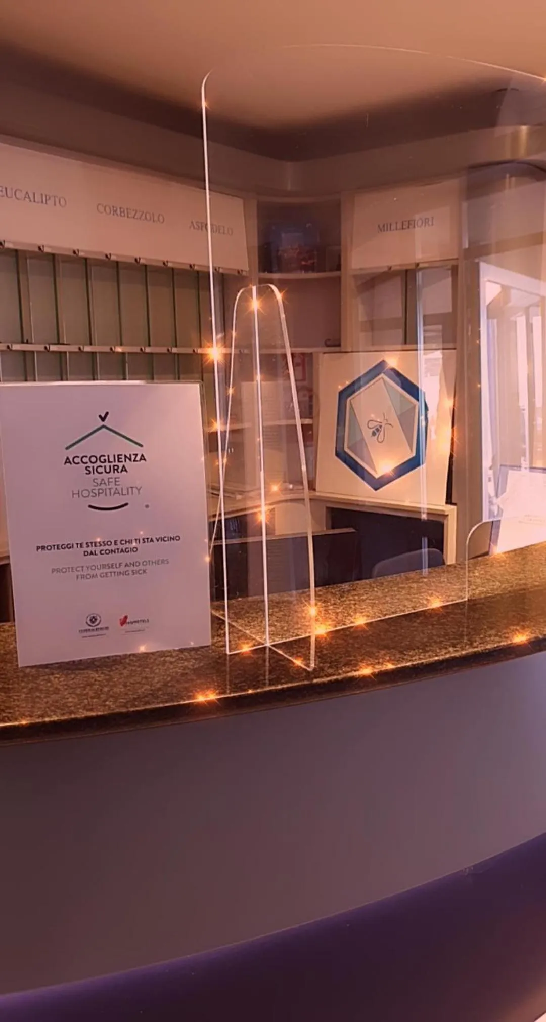 Lobby or reception in Hotel Meli