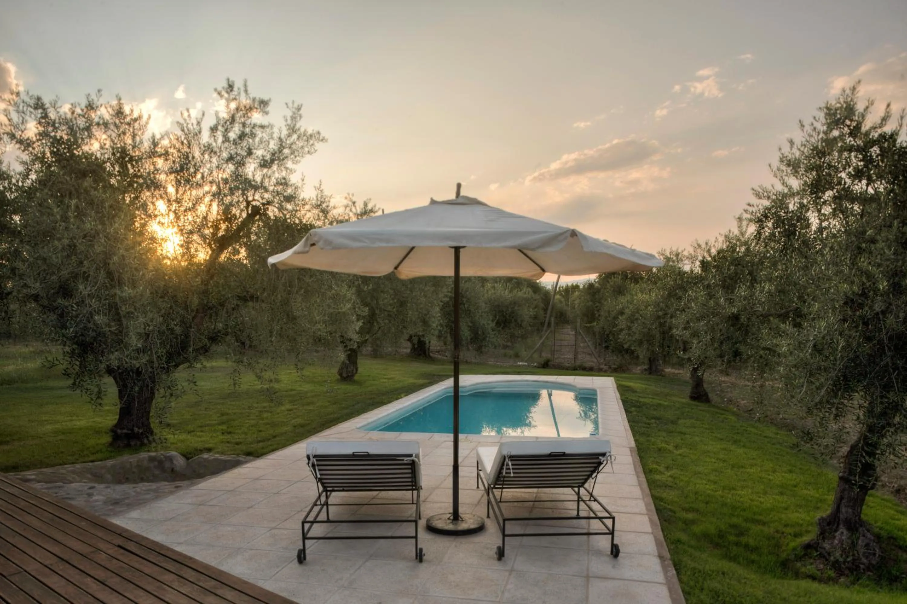 Swimming pool in Posada Verde Oliva