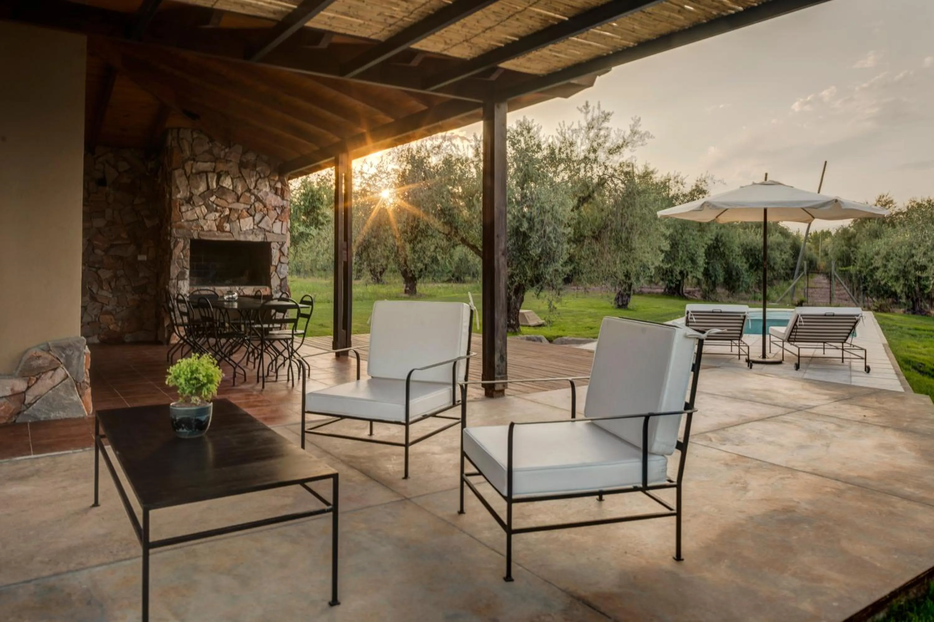 Swimming pool in Posada Verde Oliva