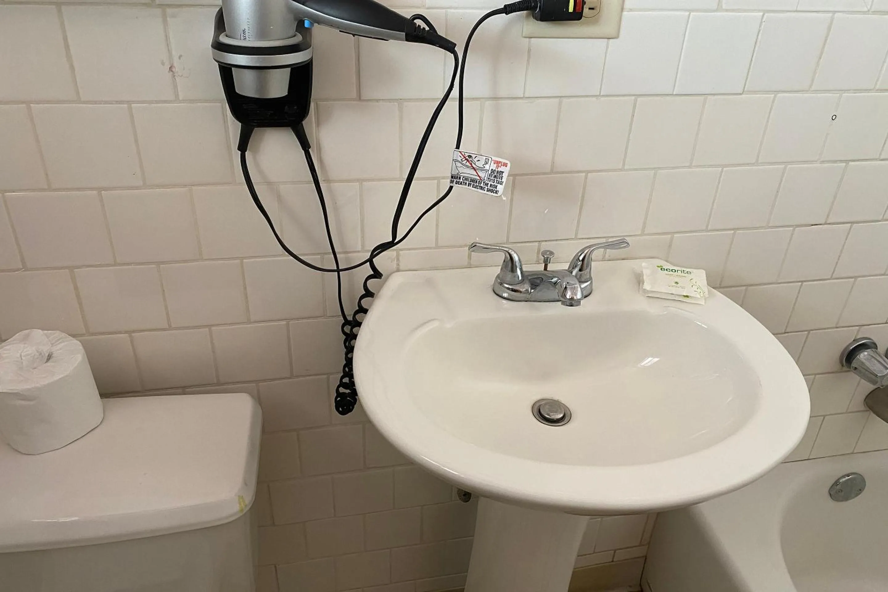 Bathroom in OYO Hotel Yuma AZ Desert Grove