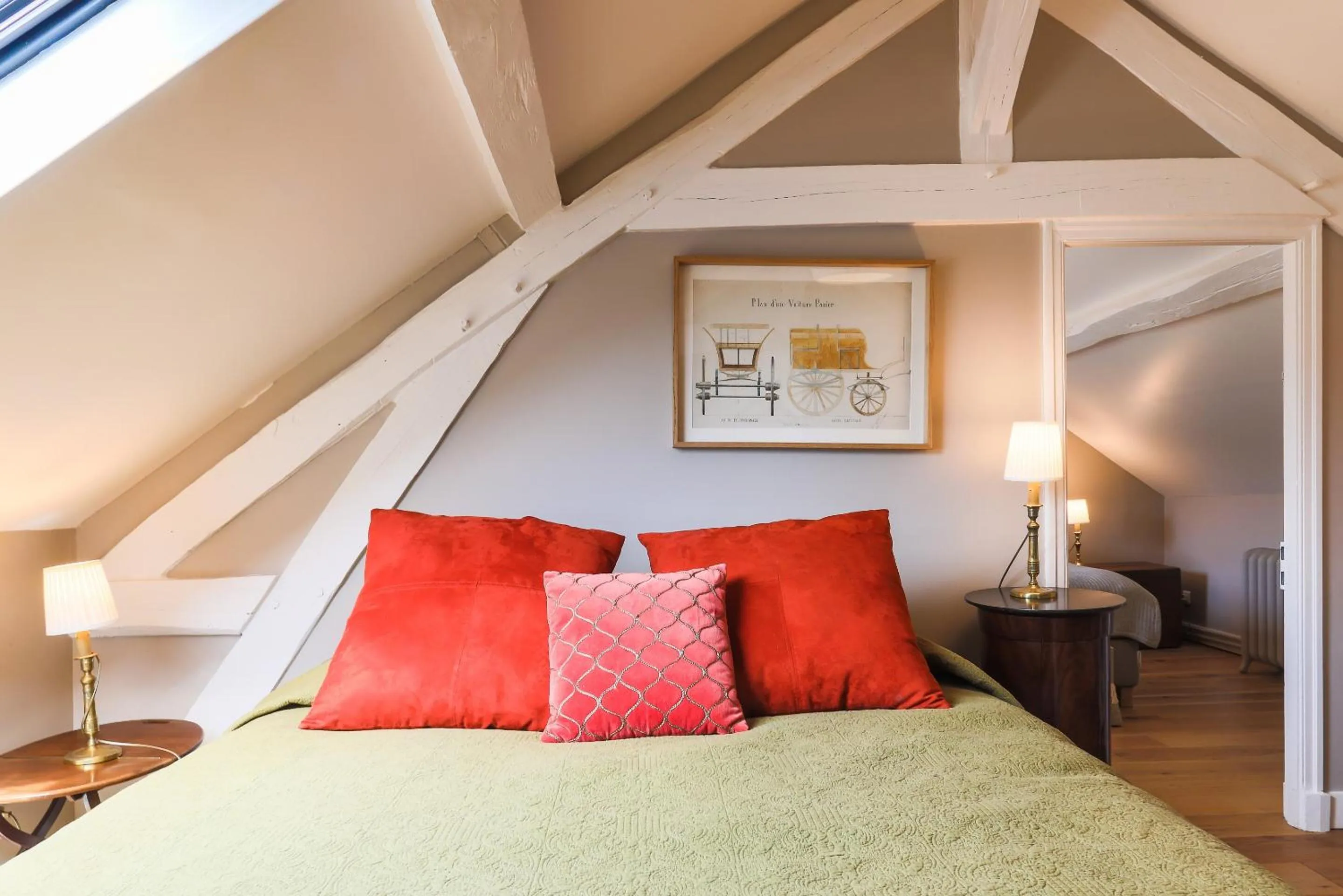 Bedroom, Bed in Gîte des Ecuries d'Hodebert