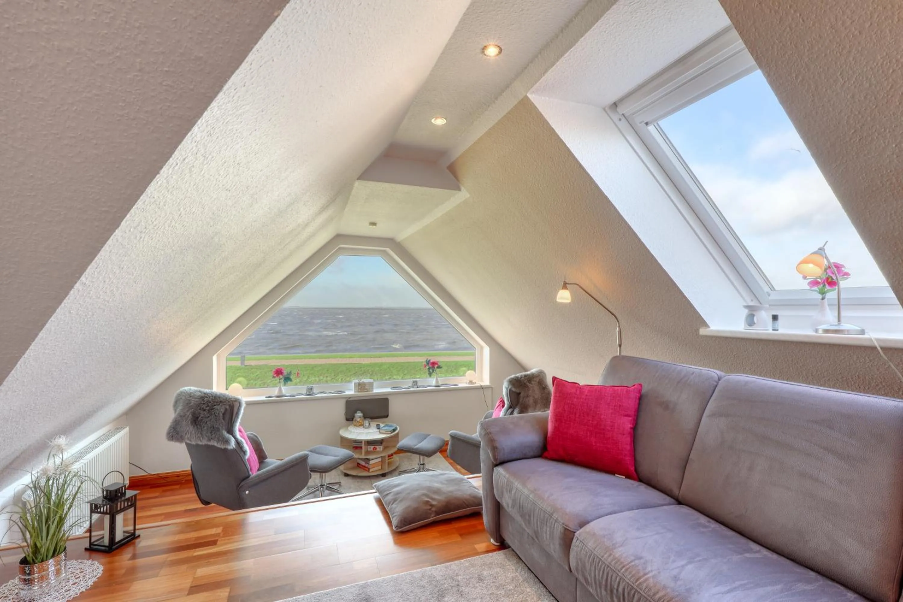 Living room in Jensen-Huus