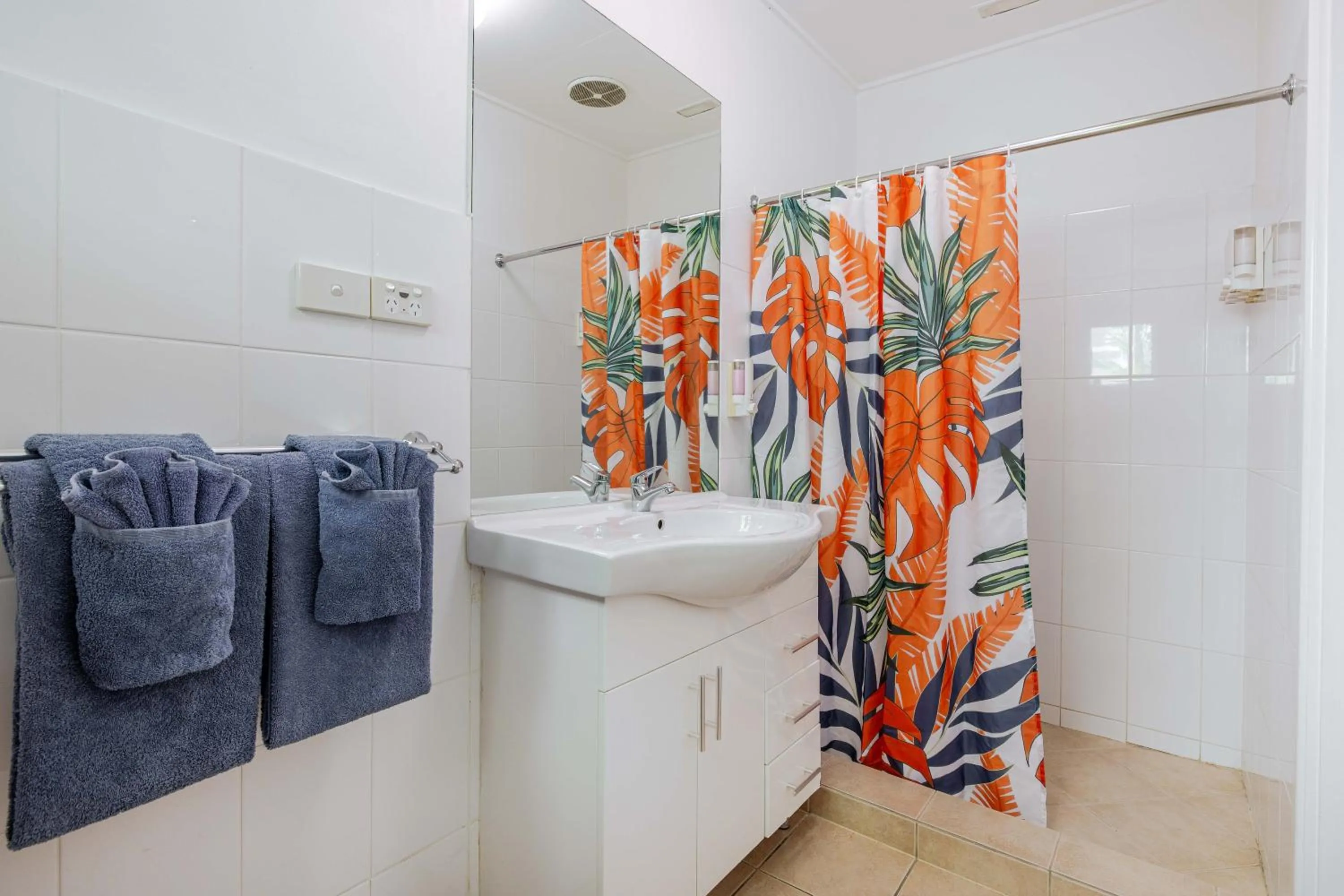 Bathroom in Port Douglas Motel