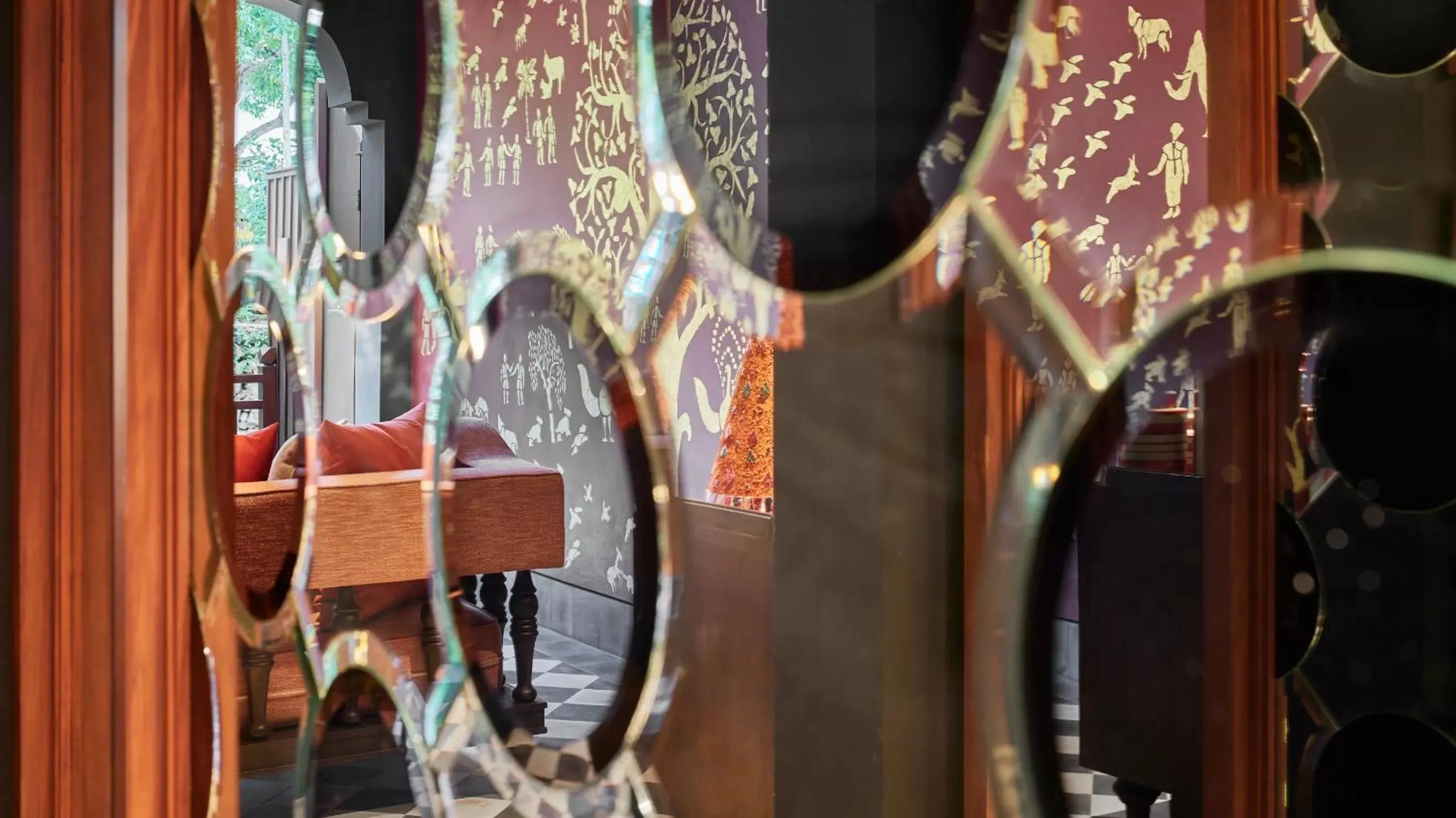 Living room in Rosewood Luang Prabang