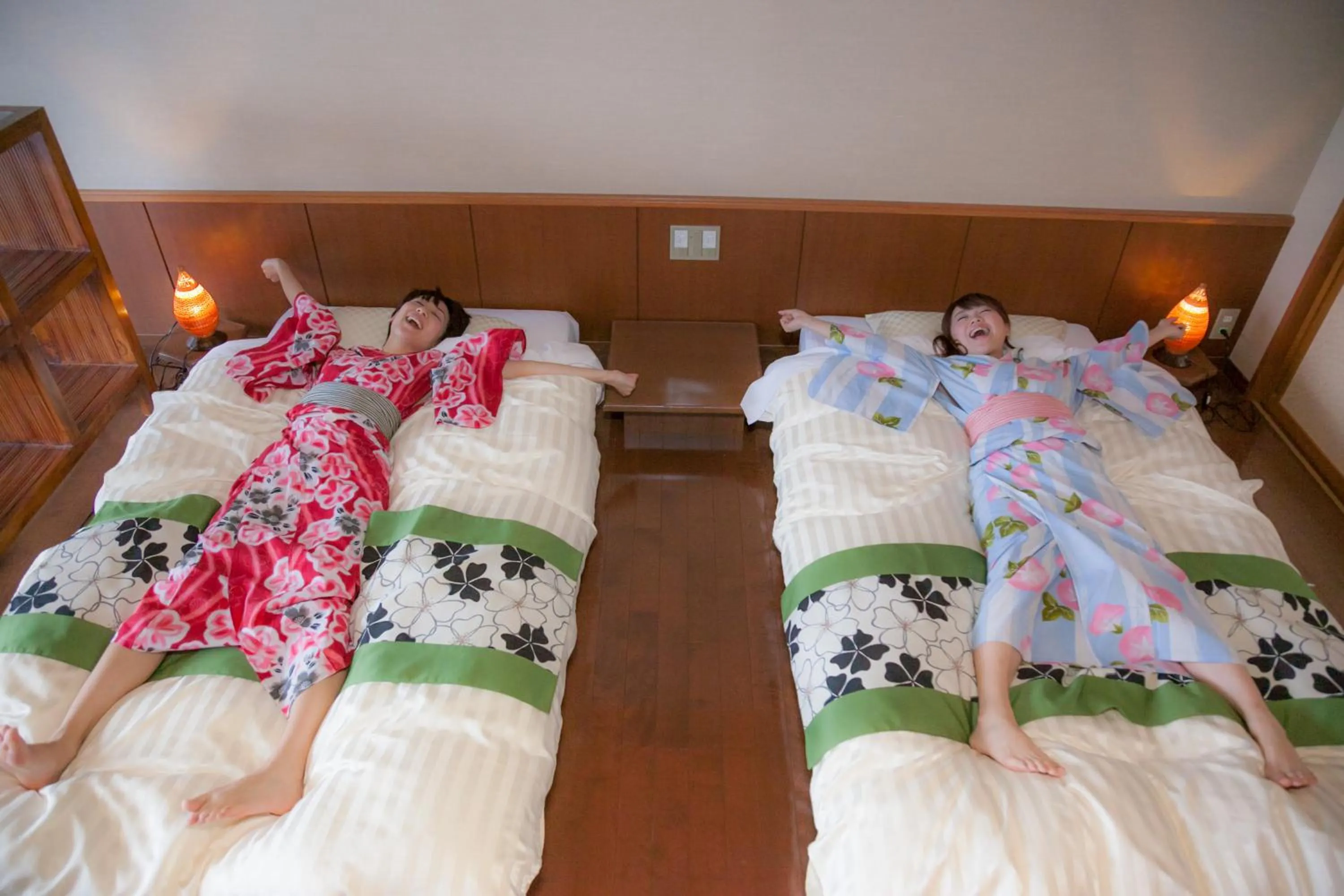 Bed in Yuzawa Grand Hotel
