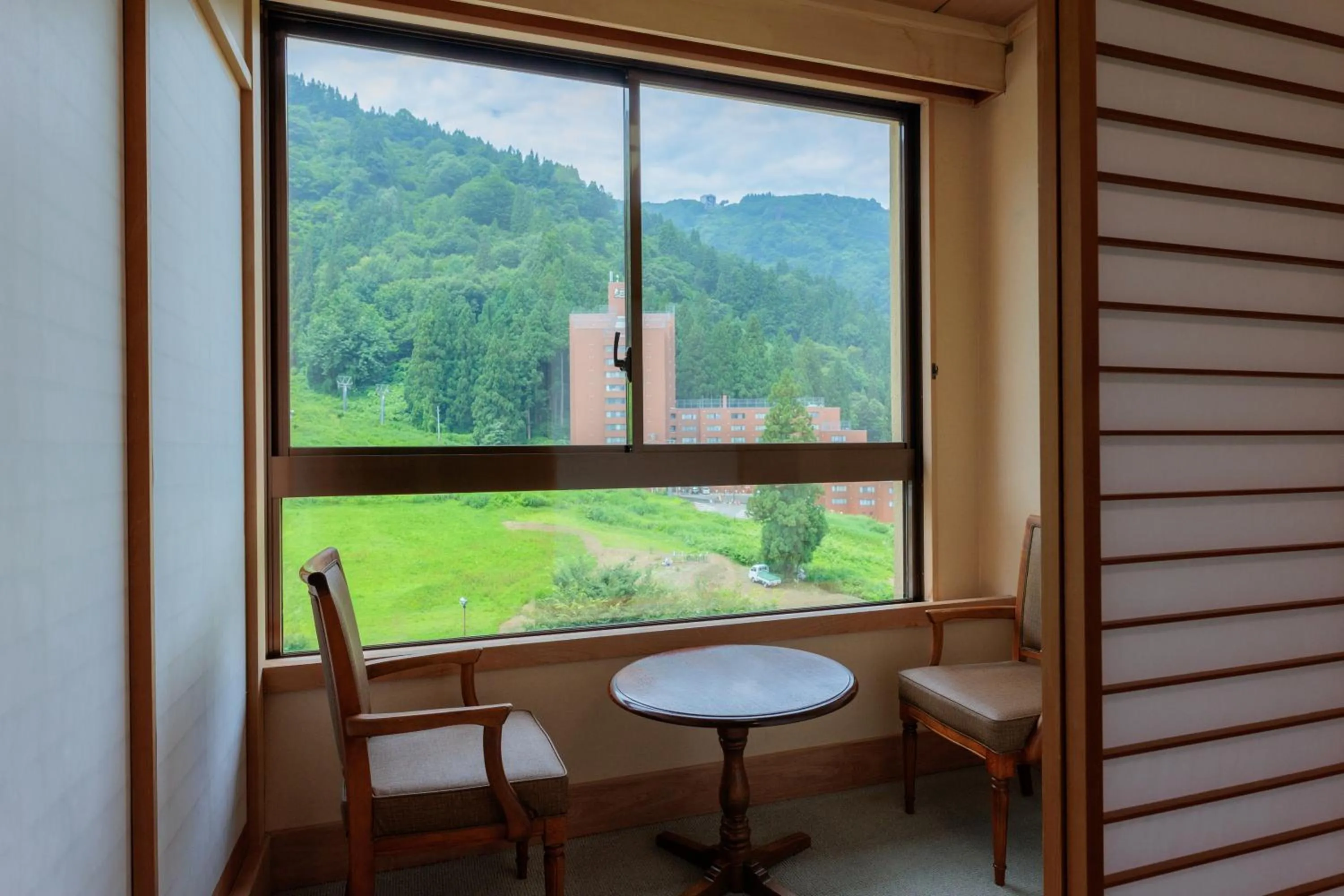 Mountain view in Yuzawa Grand Hotel