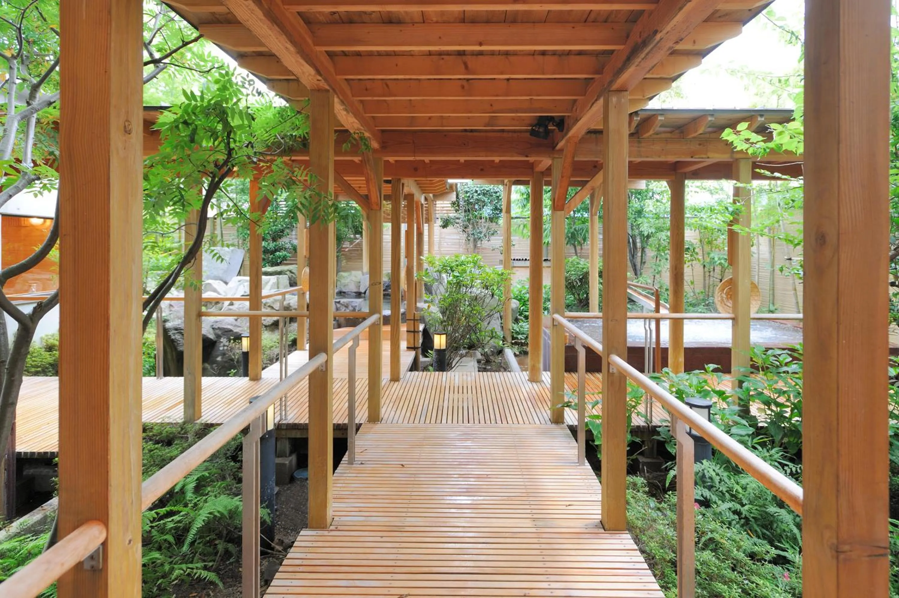 Hot Spring Bath in Yuzawa Grand Hotel