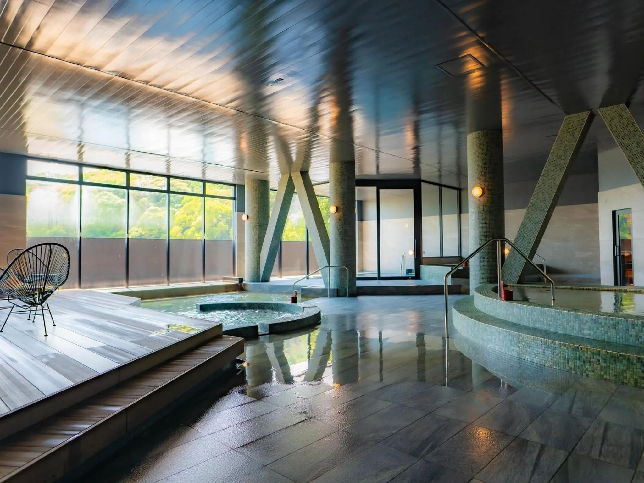 Hot Spring Bath in Hotel Flags Sasebo KujuKusima