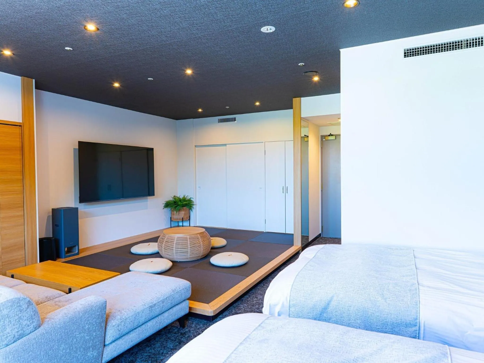 Bed in Hotel Flags Sasebo KujuKusima