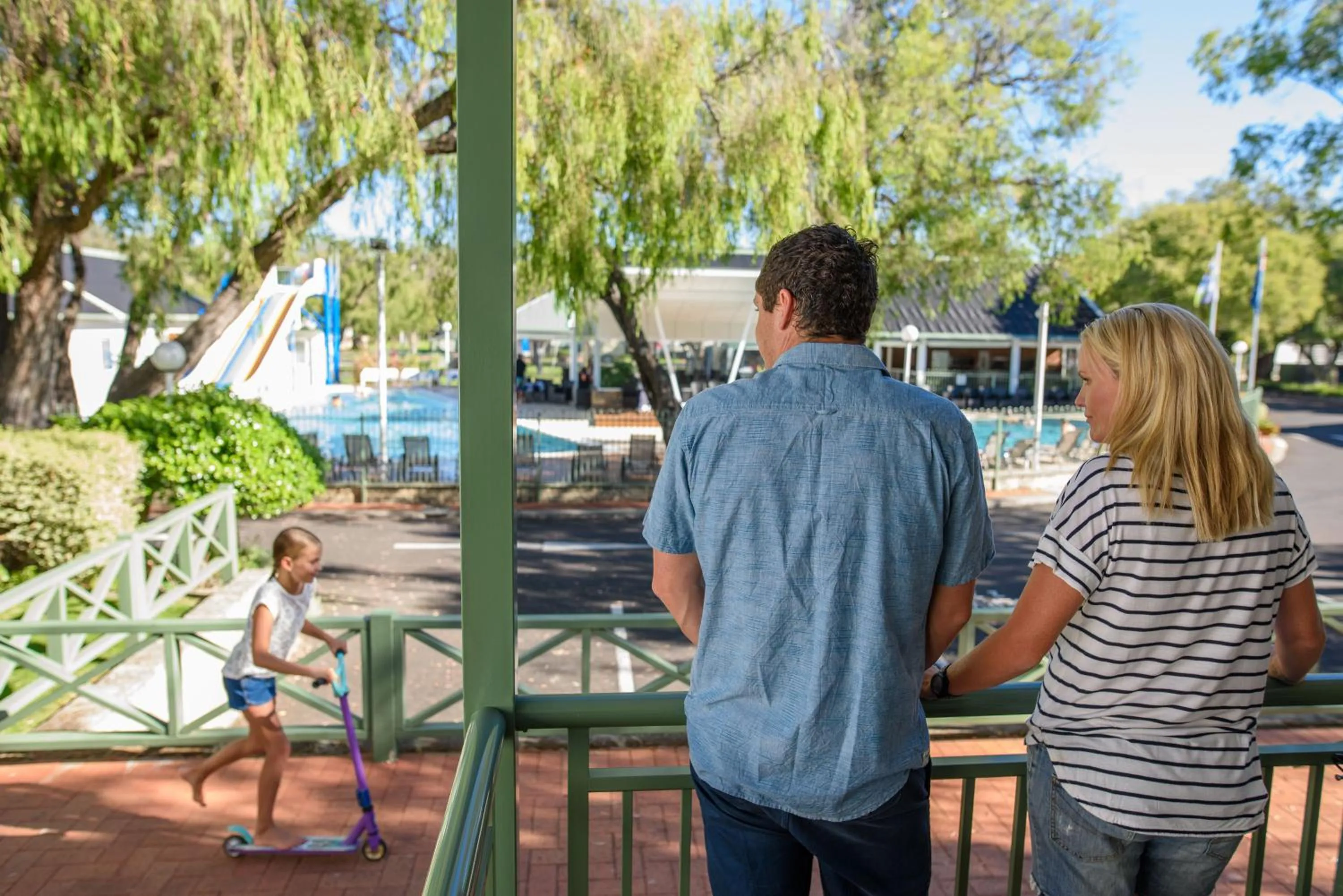 Balcony/Terrace in Mandalay Holiday Resort and Tourist Park