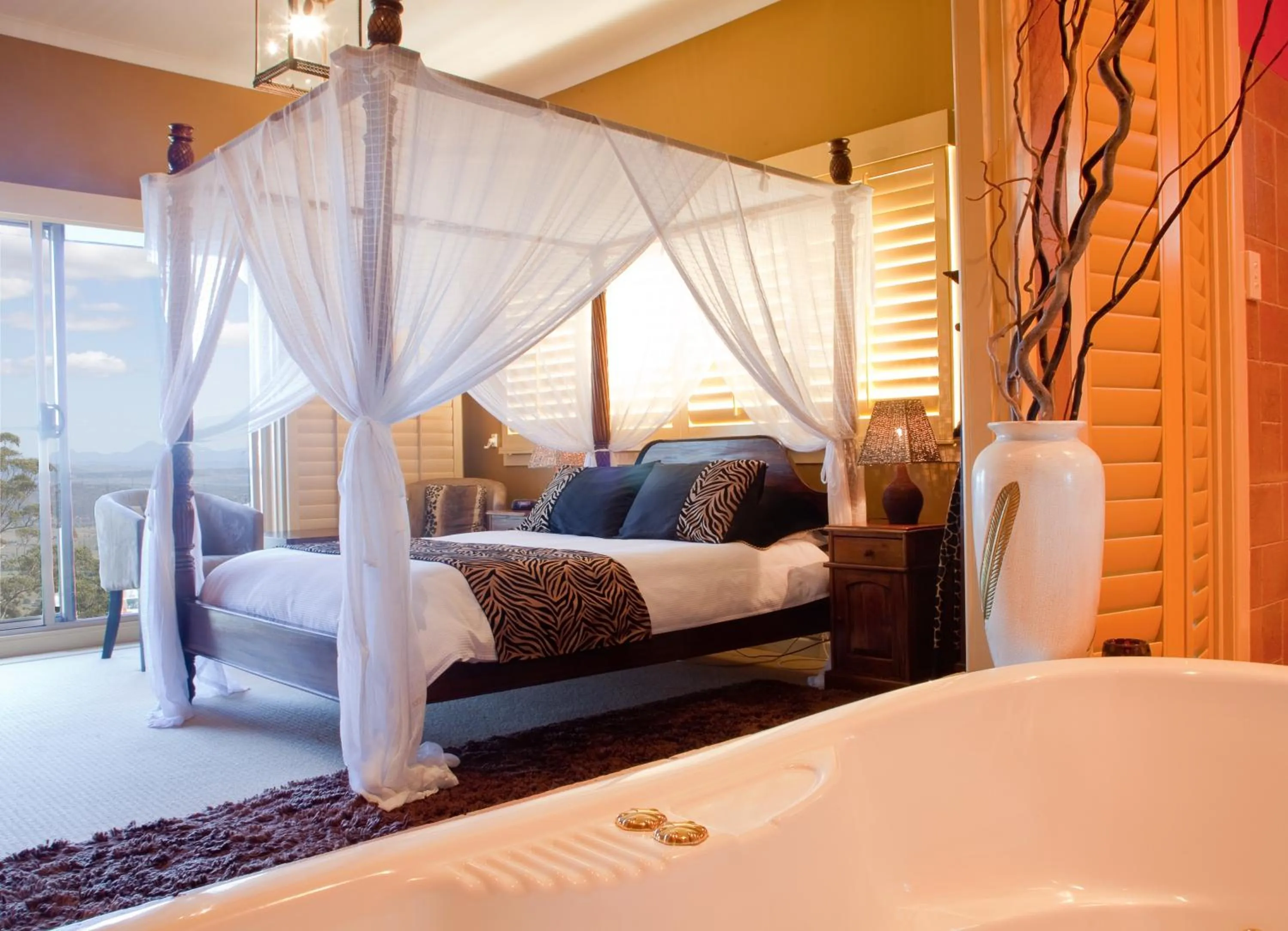 Bedroom in Avocado Sunset Bed & Breakfast